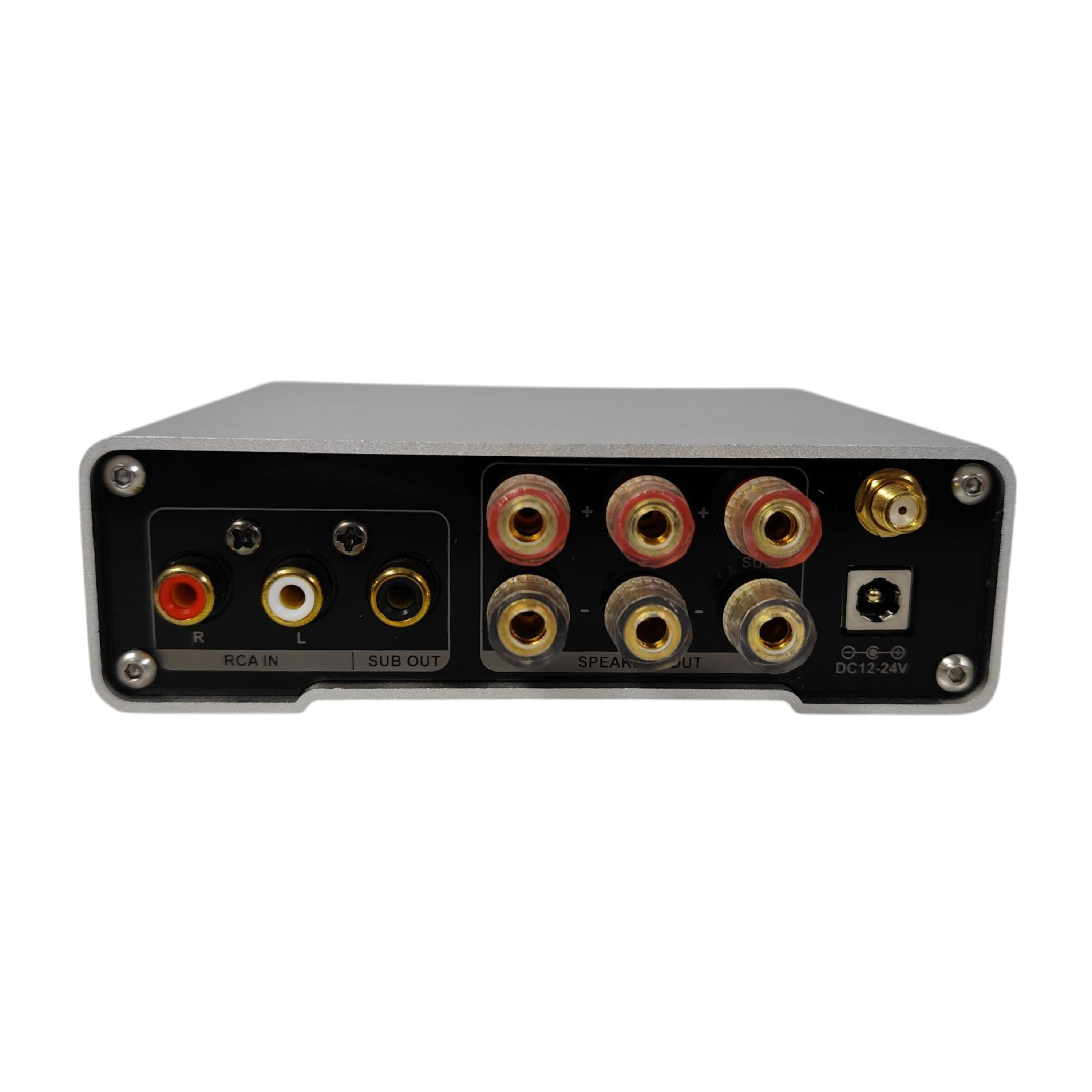 Mini Amplificador Digital Hugel Clase D 100w Bluetooth 100 W Plateado - Imagen 3