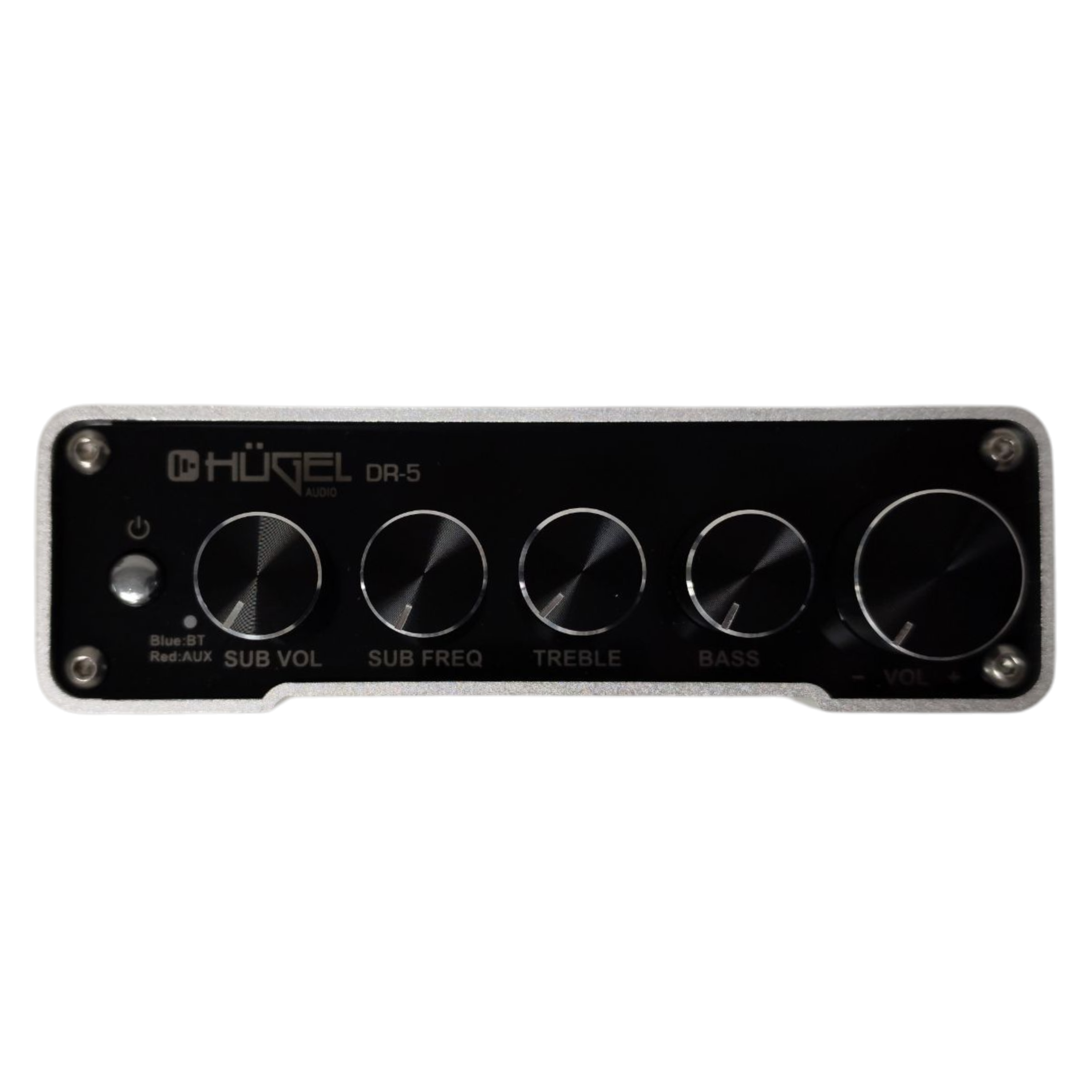 Mini Amplificador Digital Hugel Clase D 100w Bluetooth 100 W Plateado - Imagen 5