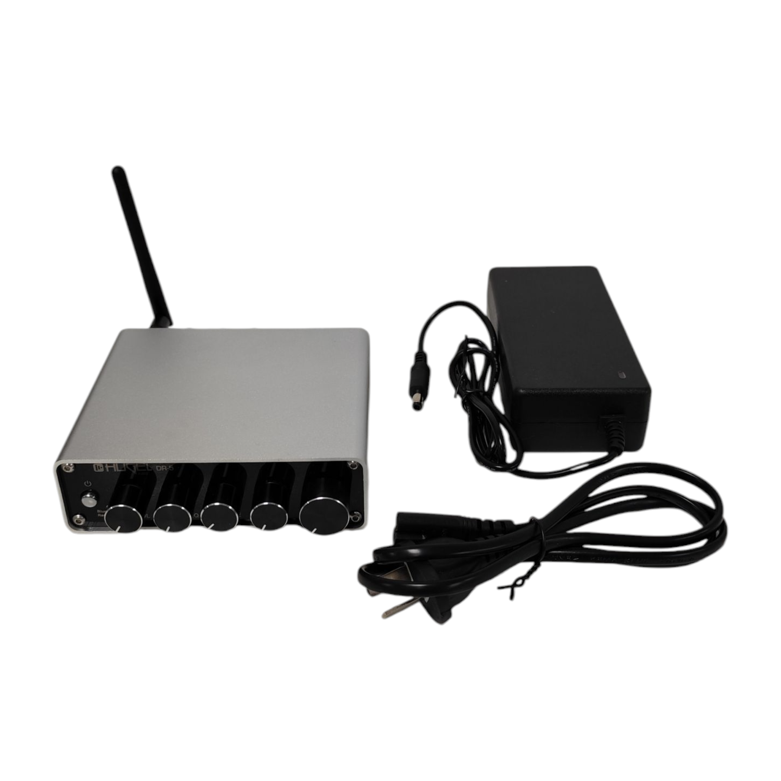 Mini Amplificador Digital Hugel Clase D 100w Bluetooth 100 W Plateado