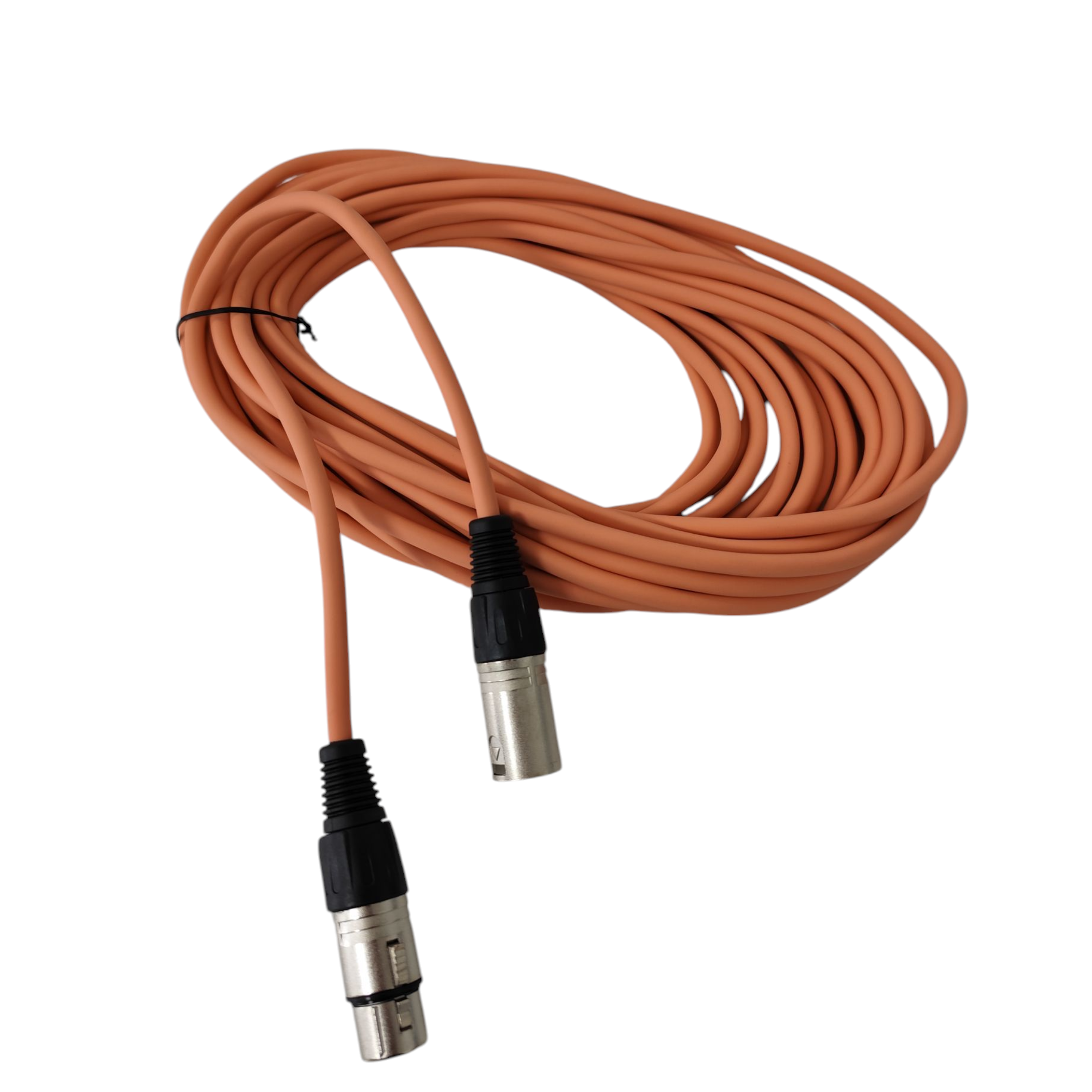 Cable Canon XLR Parquer 6 Metros Naranja