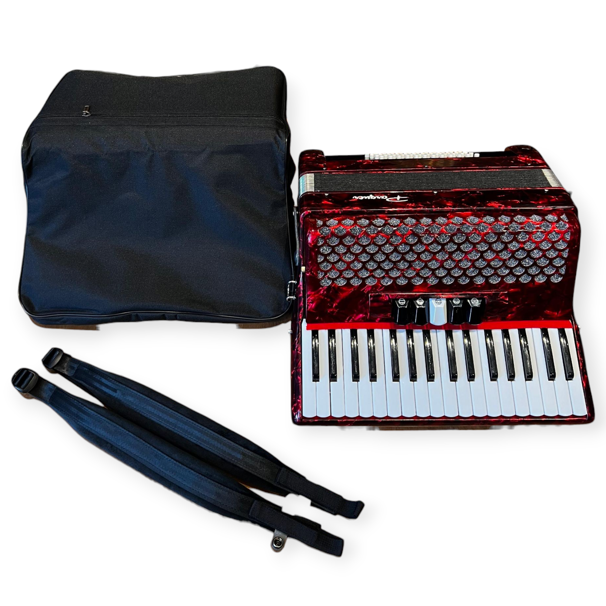Acordeón Parquer 48 Bajos 34 Teclas con Estuche
