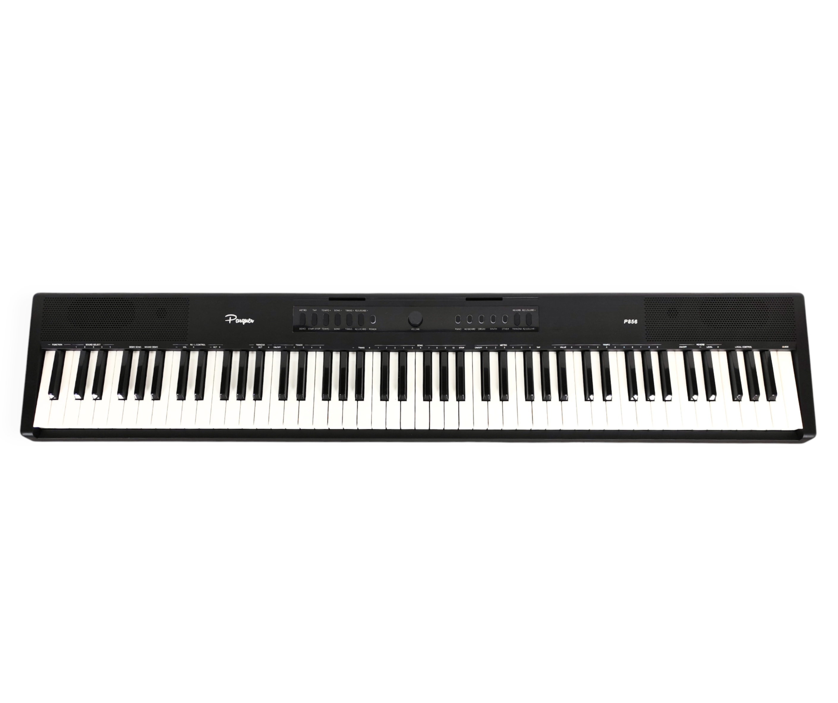 Piano Digital Parquer 88 Teclas Sensitivo 7/8 Octavas Negro