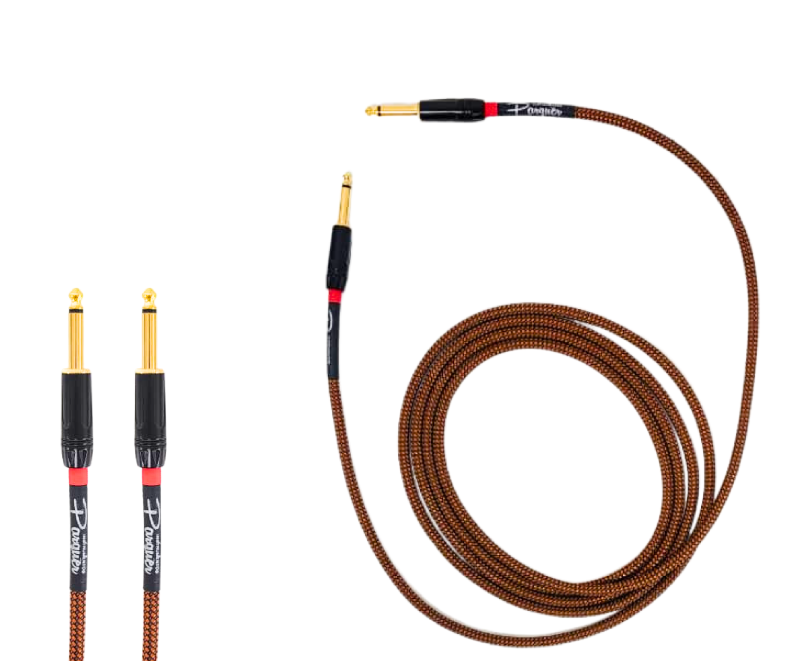 Cable Mallado Plug A Plug Parquer Instrumento 10 Mtr Cobre