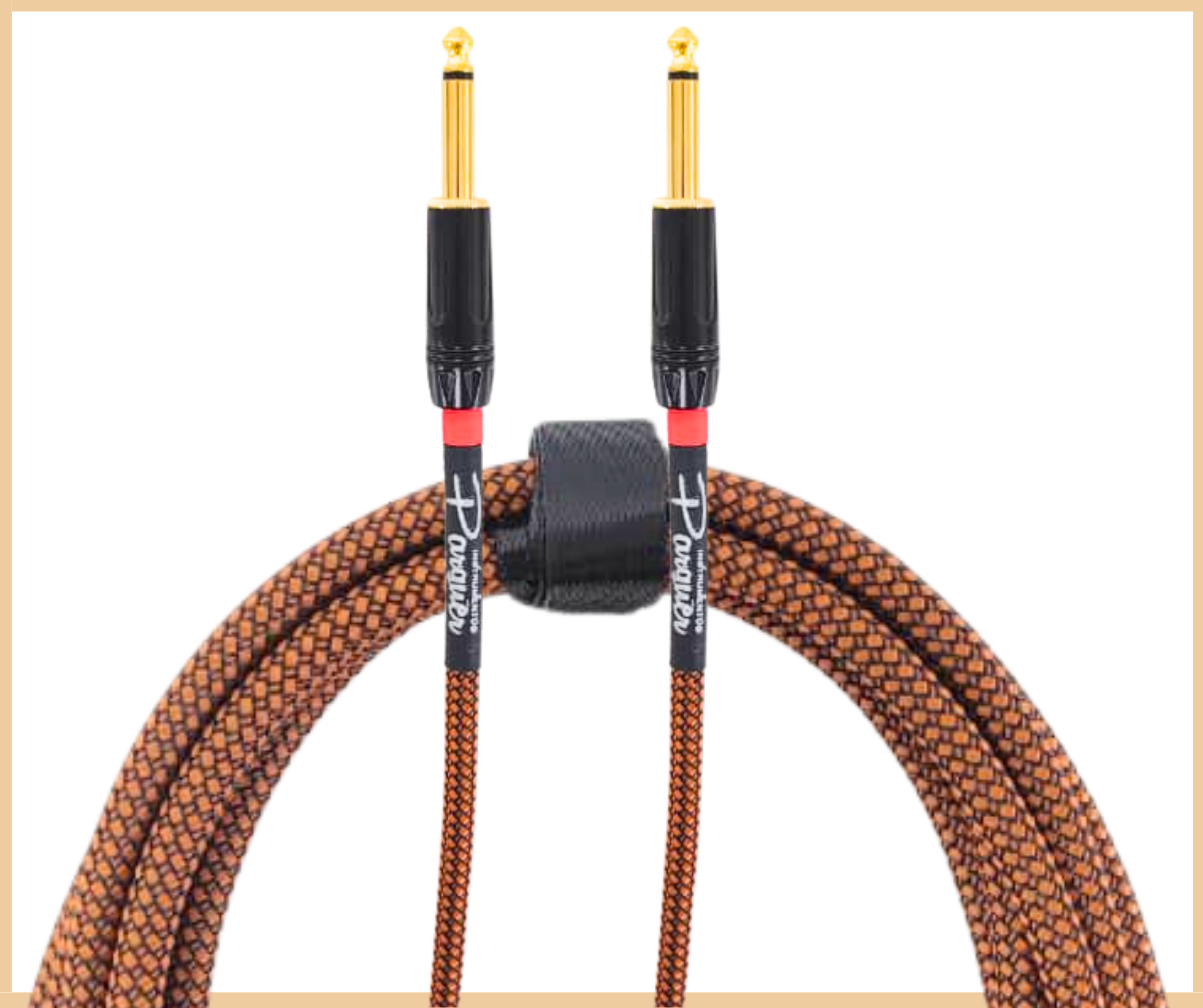 Cable Mallado Plug A Plug Parquer Instrumento 10 Mtr Cobre - Imagen 3