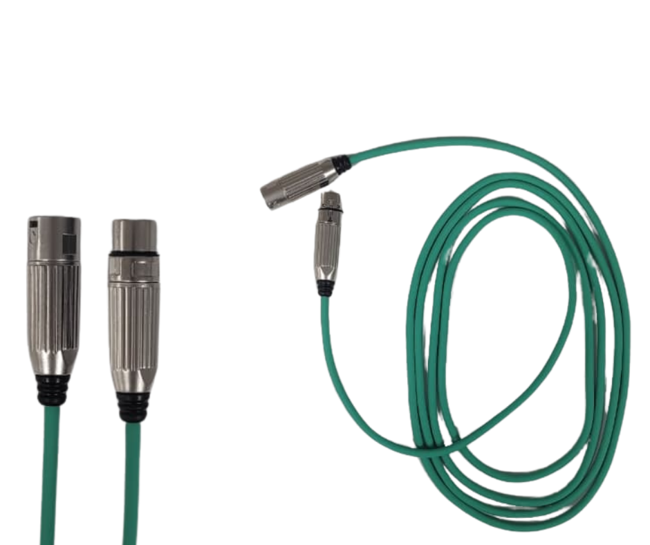 Cable Xlr Balanceado Parquer 6 Metros Verde Macho A Hembra