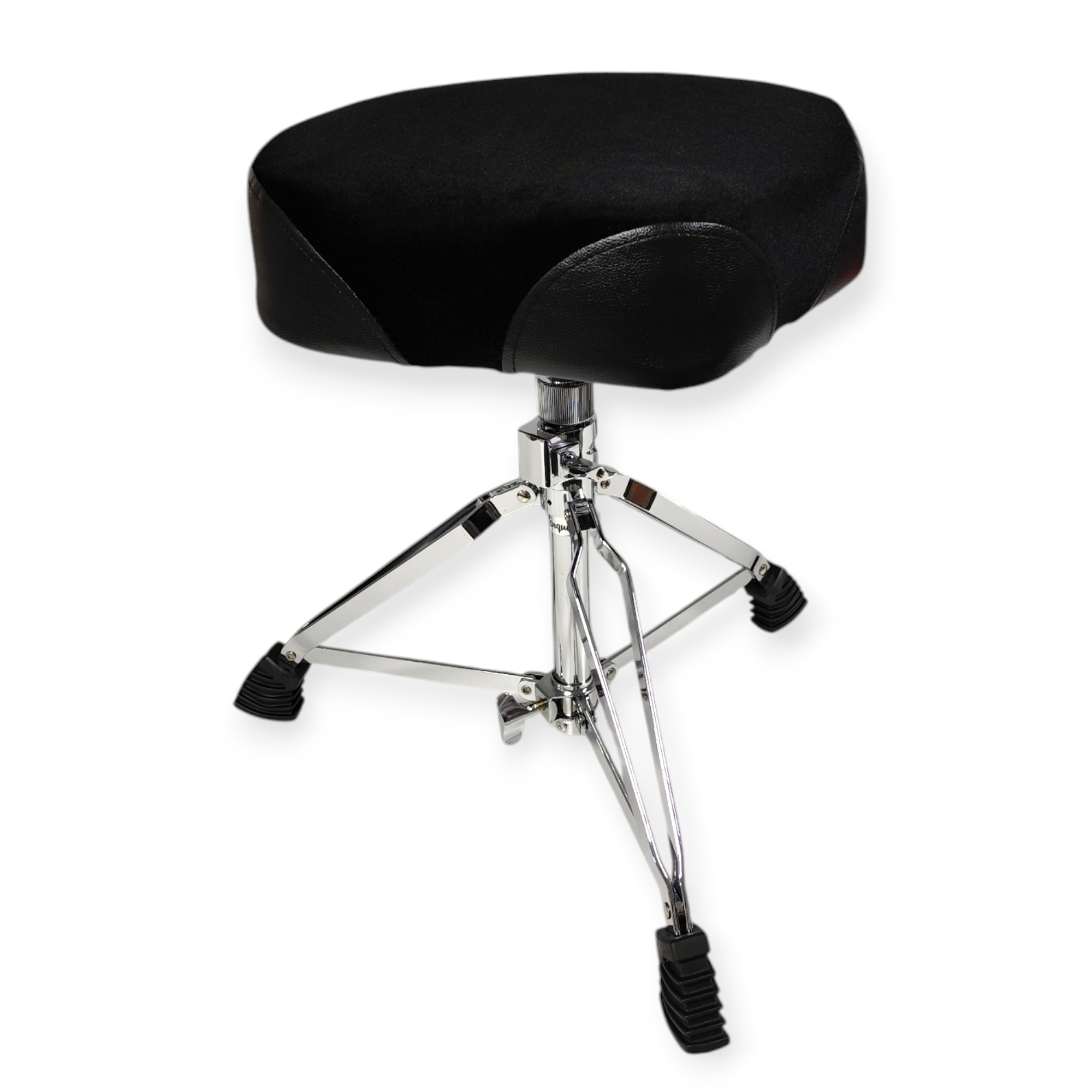 Banqueta Bateria Parquer Tipo Moto Ergonomica Doble y Cromada