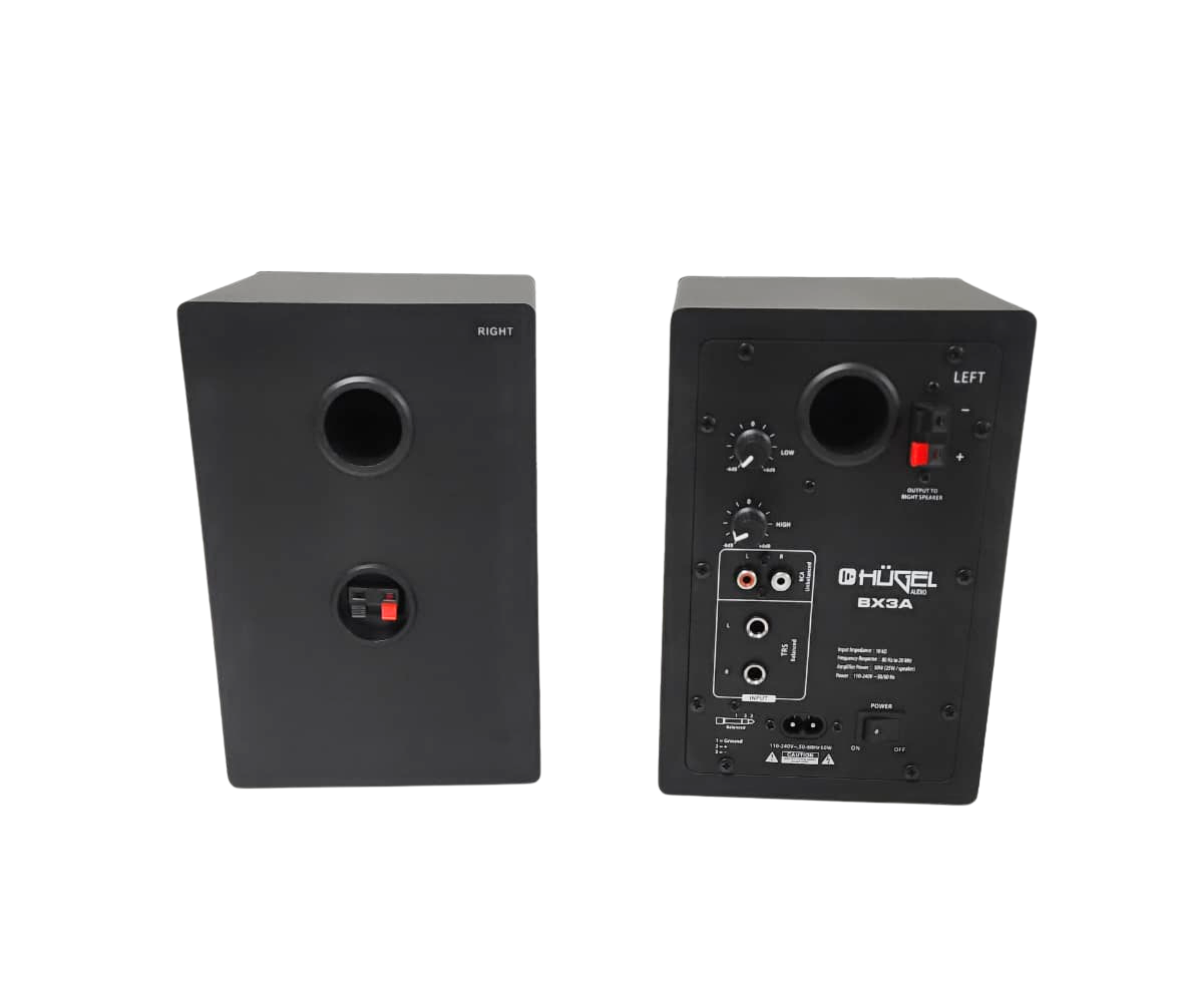 Par Monitores Estudio Pasivo + Activo Bluetooth 50w Hügel - Imagen 5