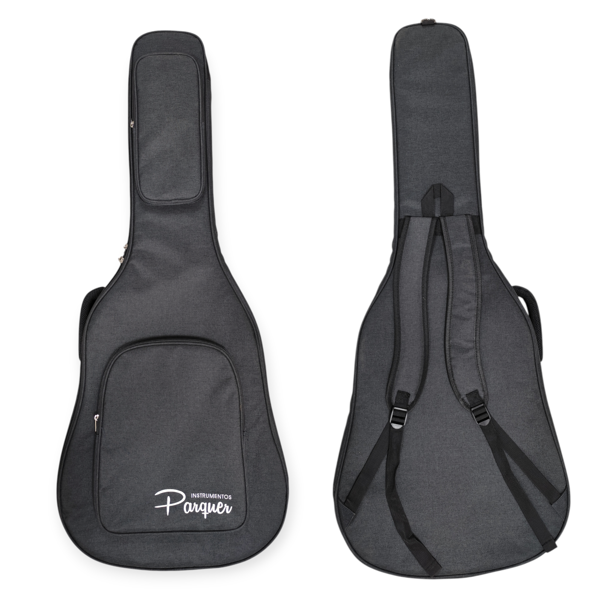 Funda Semirigida De Guitarra Acústica Parquer Impermeable Negro