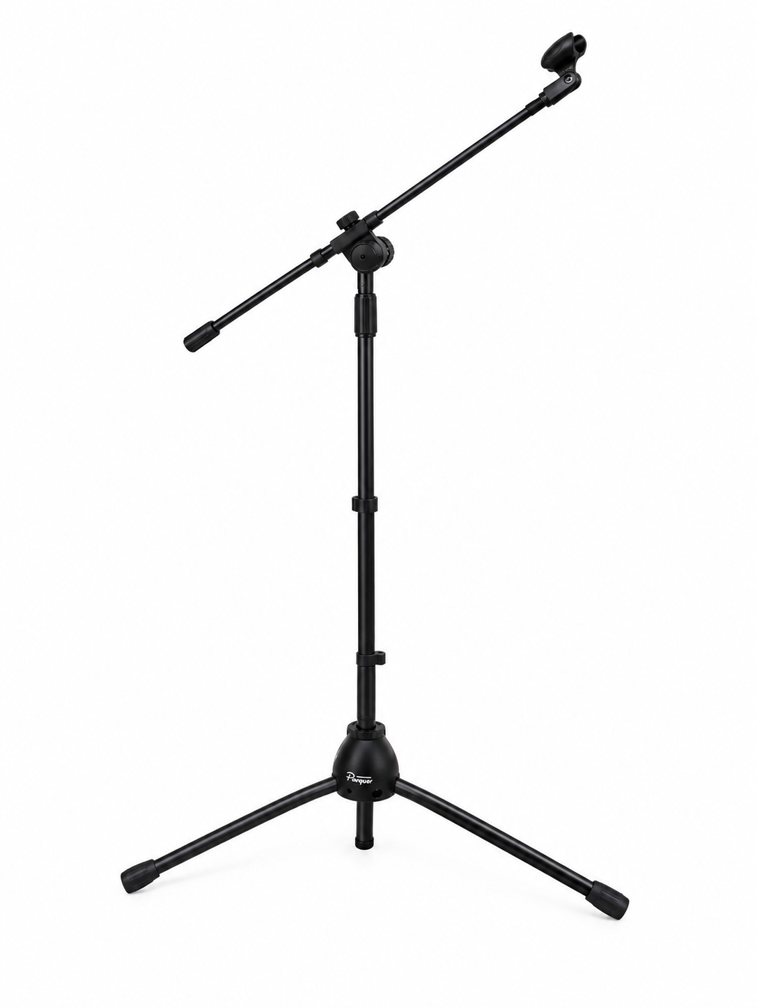 Soporte Regulable De Piso Para Micrófono Parquer Negro