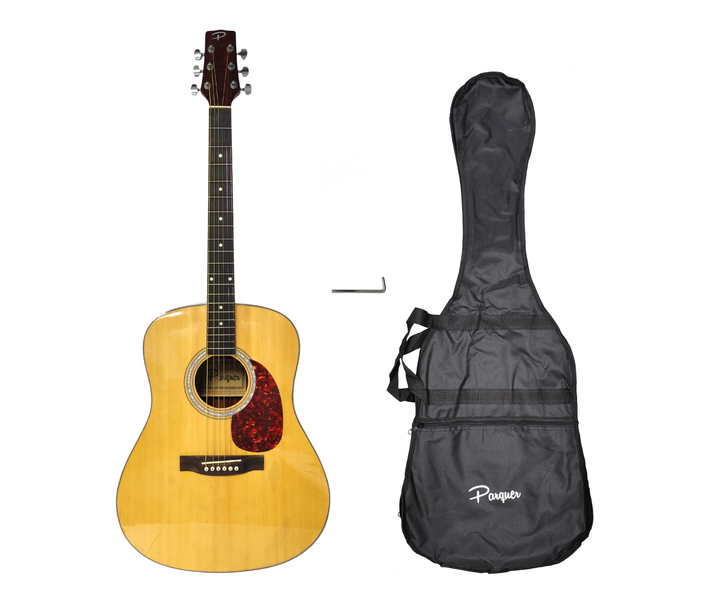 Guitarra Electroacústica Mystic Con Eq Parquer Ga150lbeq4 Marrón Claro Diestro