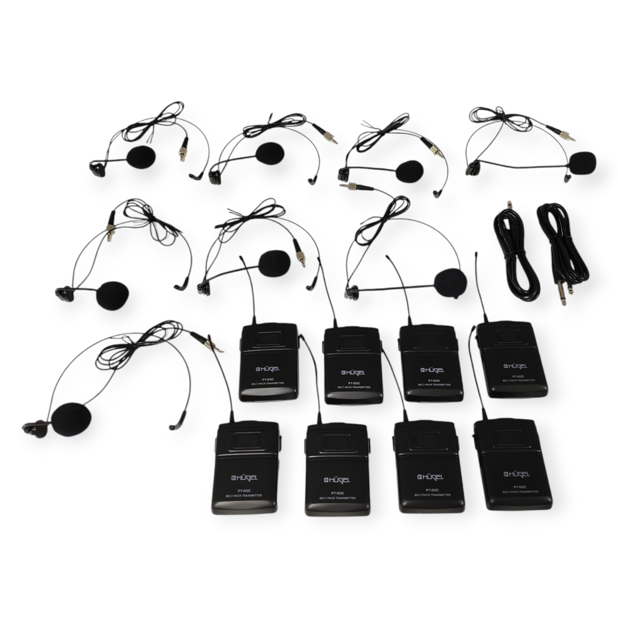 Micrófono Inalámbrico 8 Canales Vincha Body Pack Uhf Hügel - Imagen 2