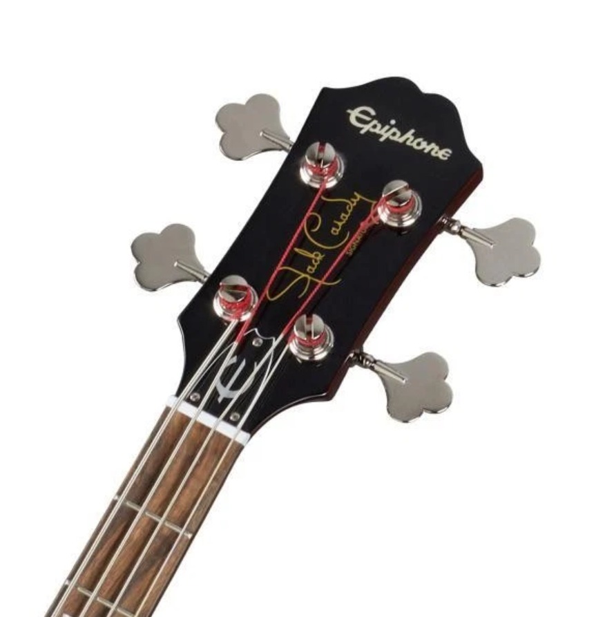 Bajo EpiPhone Jack Casady Sbu Sparkling Burgundy - Imagen 2