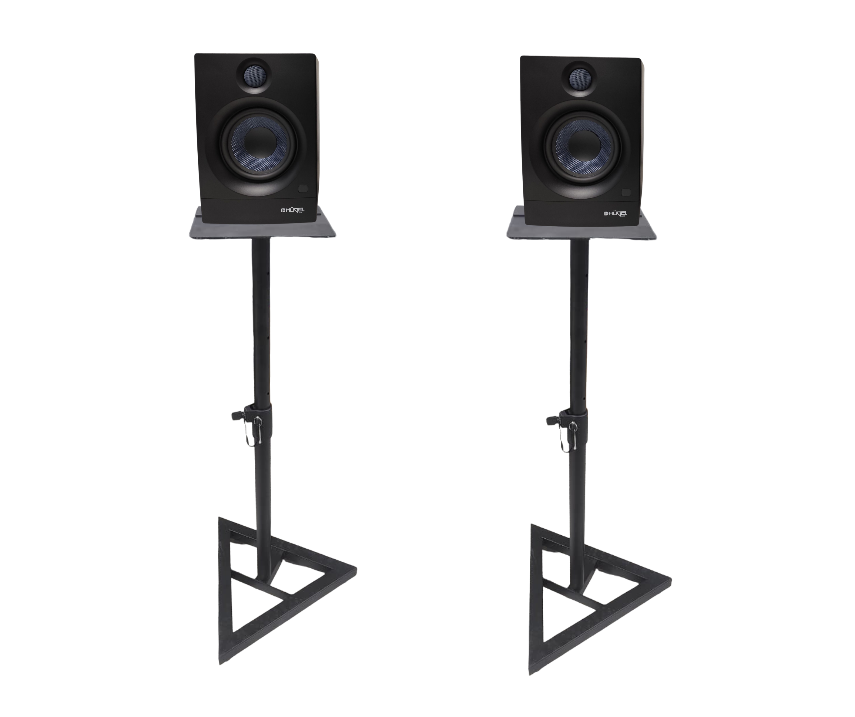 Soporte Para Monitor Estudio Parquer Par Audio Metal 130 Cm.