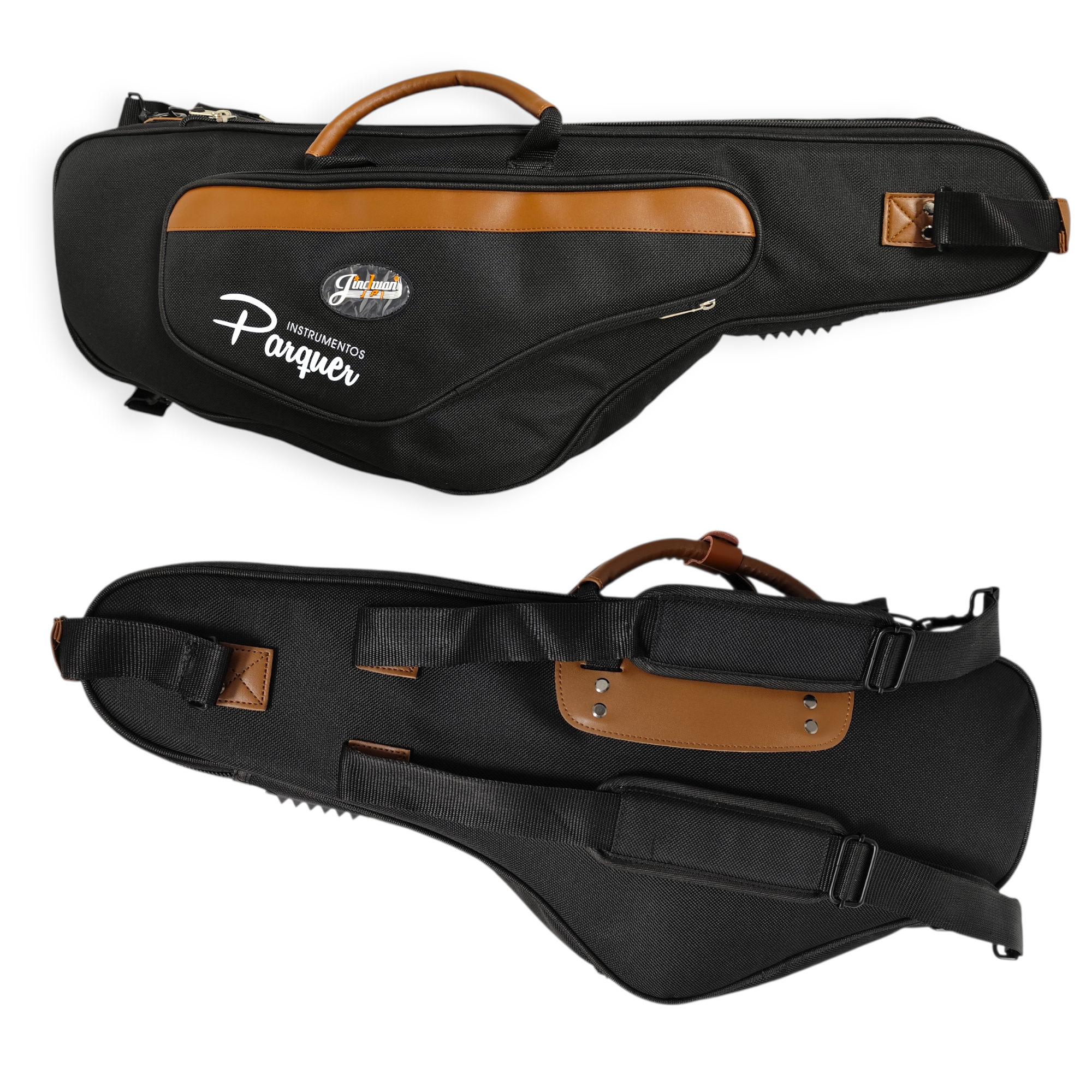 Funda Mochila Semirigida De Saxo Tenor Parquer Alcolchada