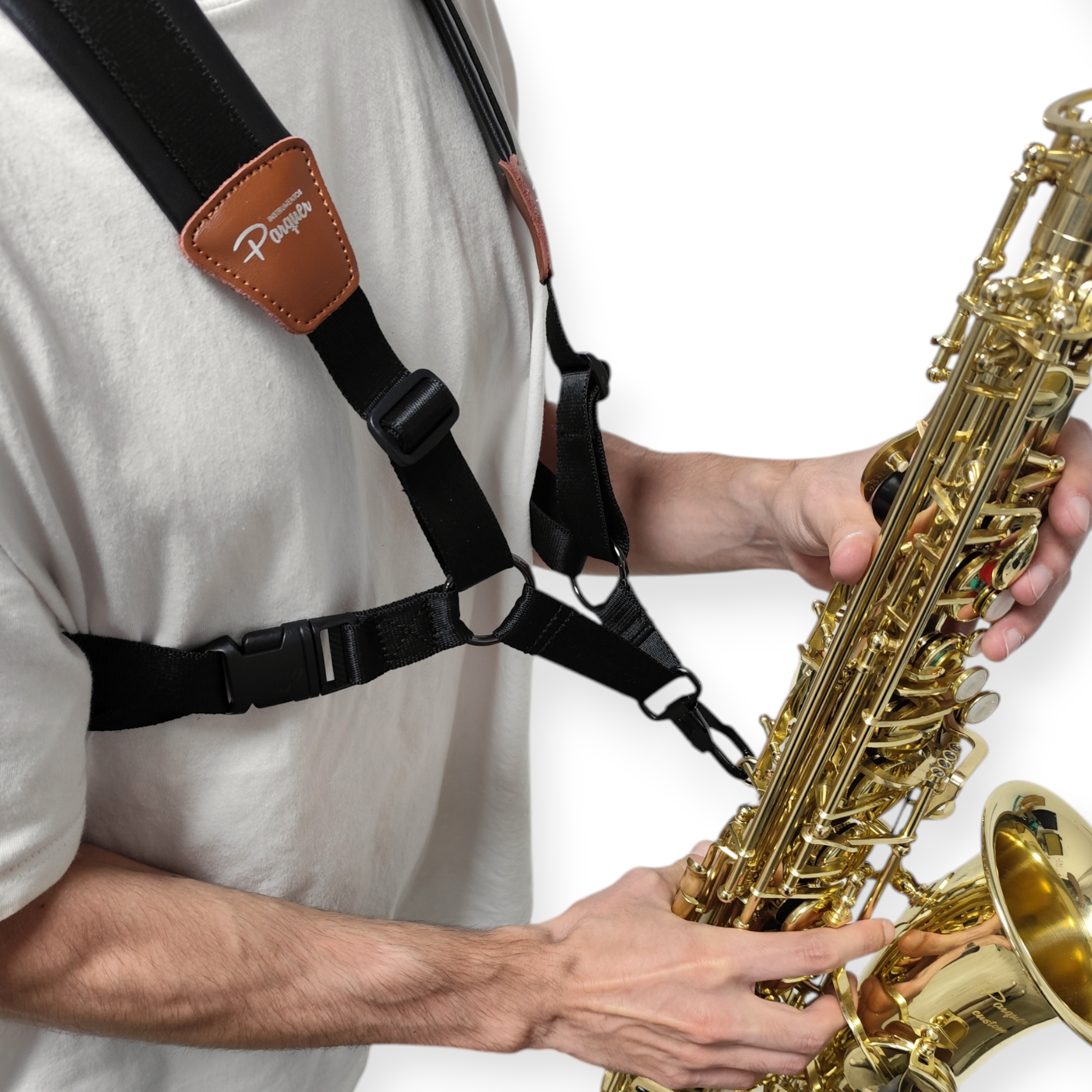 Arnés Correa Para Saxo Alto Y Tenor Parquer