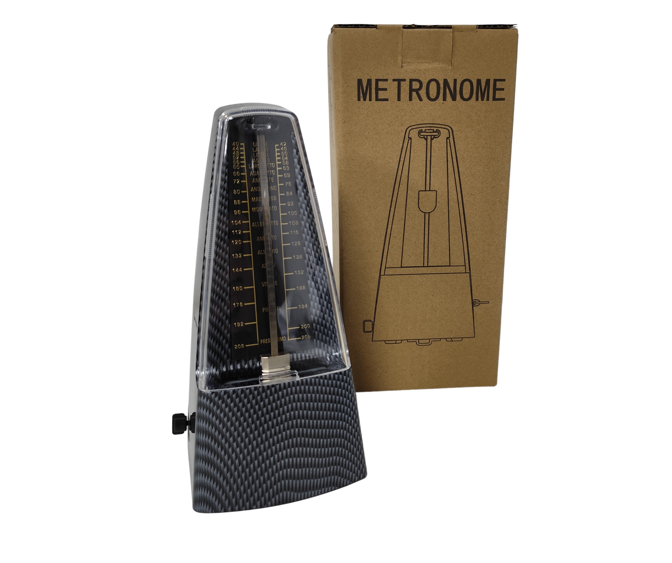 Metronomo Mecanico De Pendulo Parquer