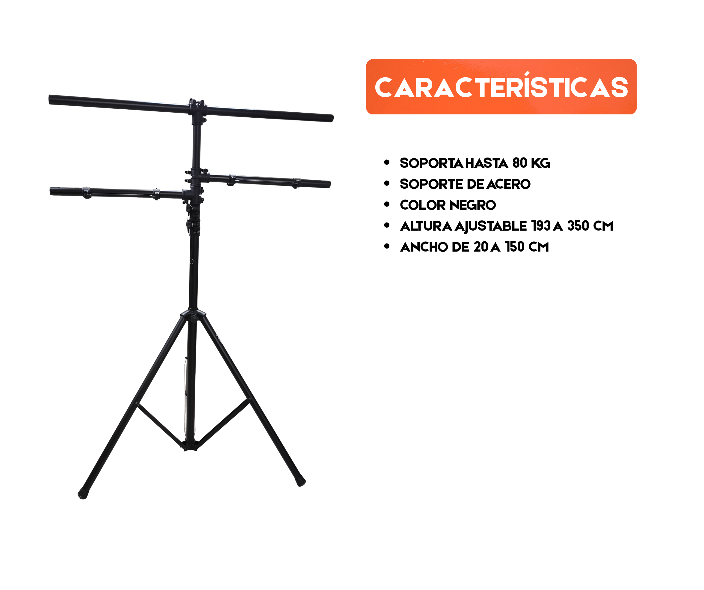 Soporte Doble Para Luces Parquer - Imagen 3