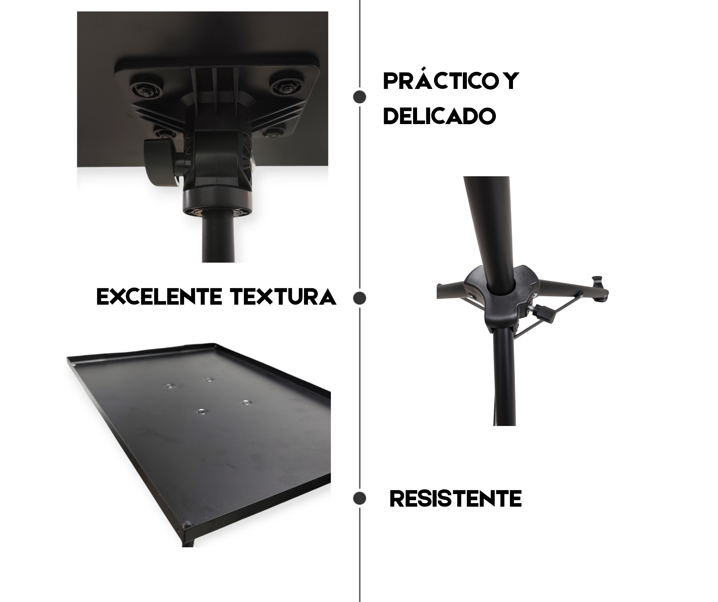 Soporte Tripode Ajustable Para Notebook Proyector Celular - Imagen 3