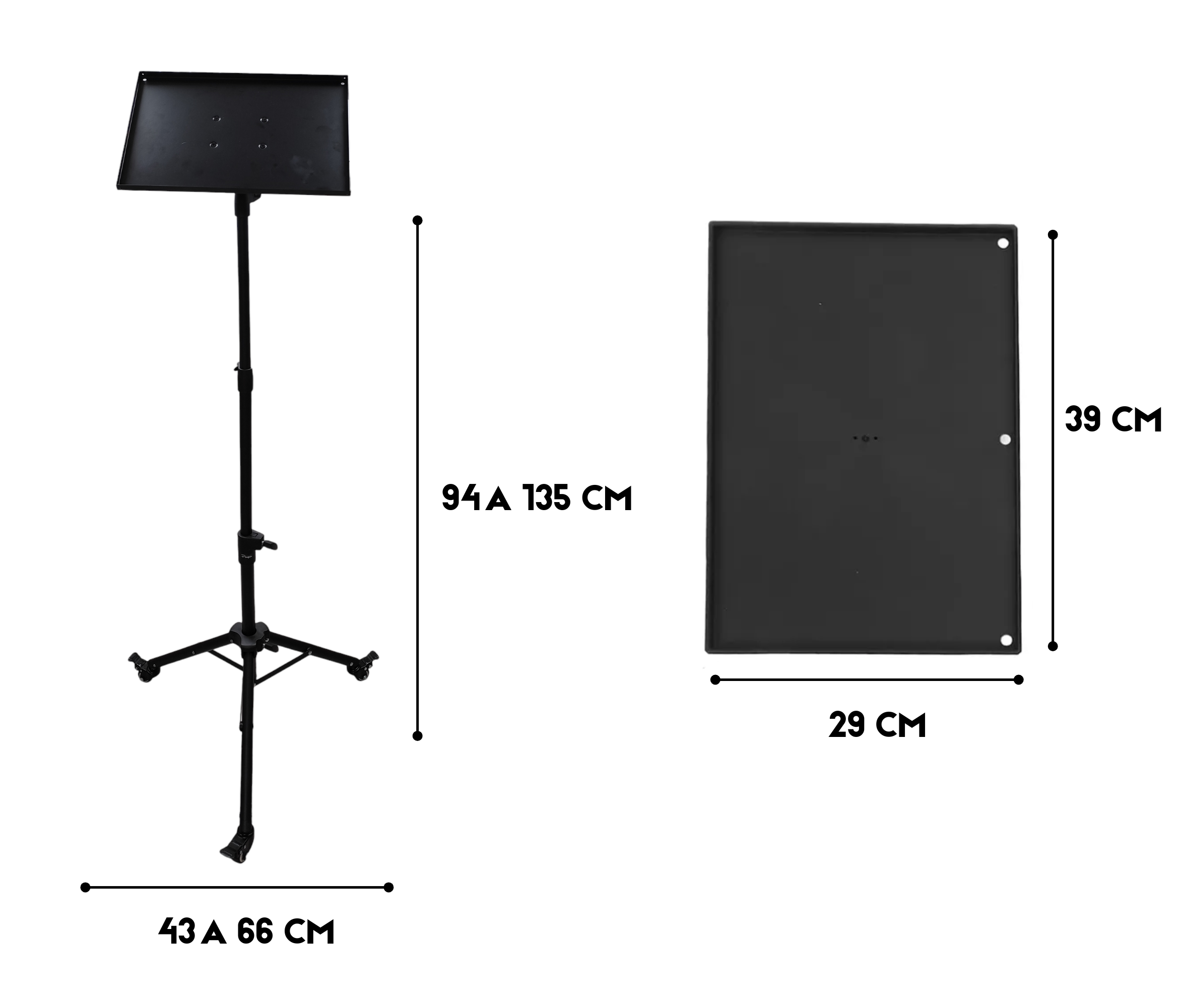 Soporte Tripode Ajustable Para Notebook Proyector Celular - Imagen 2