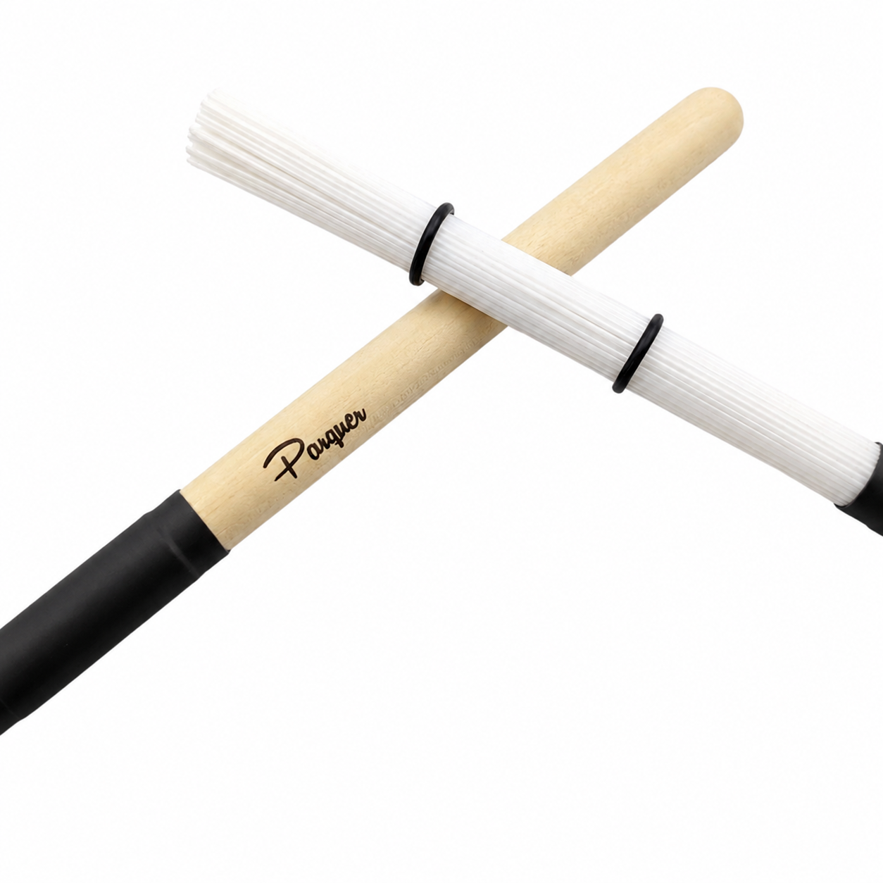Palillos Escobillas Para Bateria Parquer Madera Maple - Imagen 2