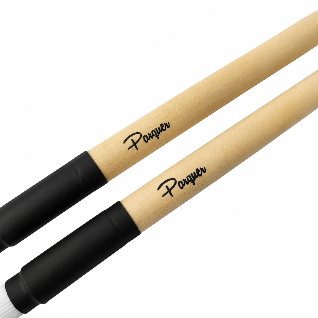 Palillos Escobillas Para Bateria Parquer Madera Maple - Imagen 3