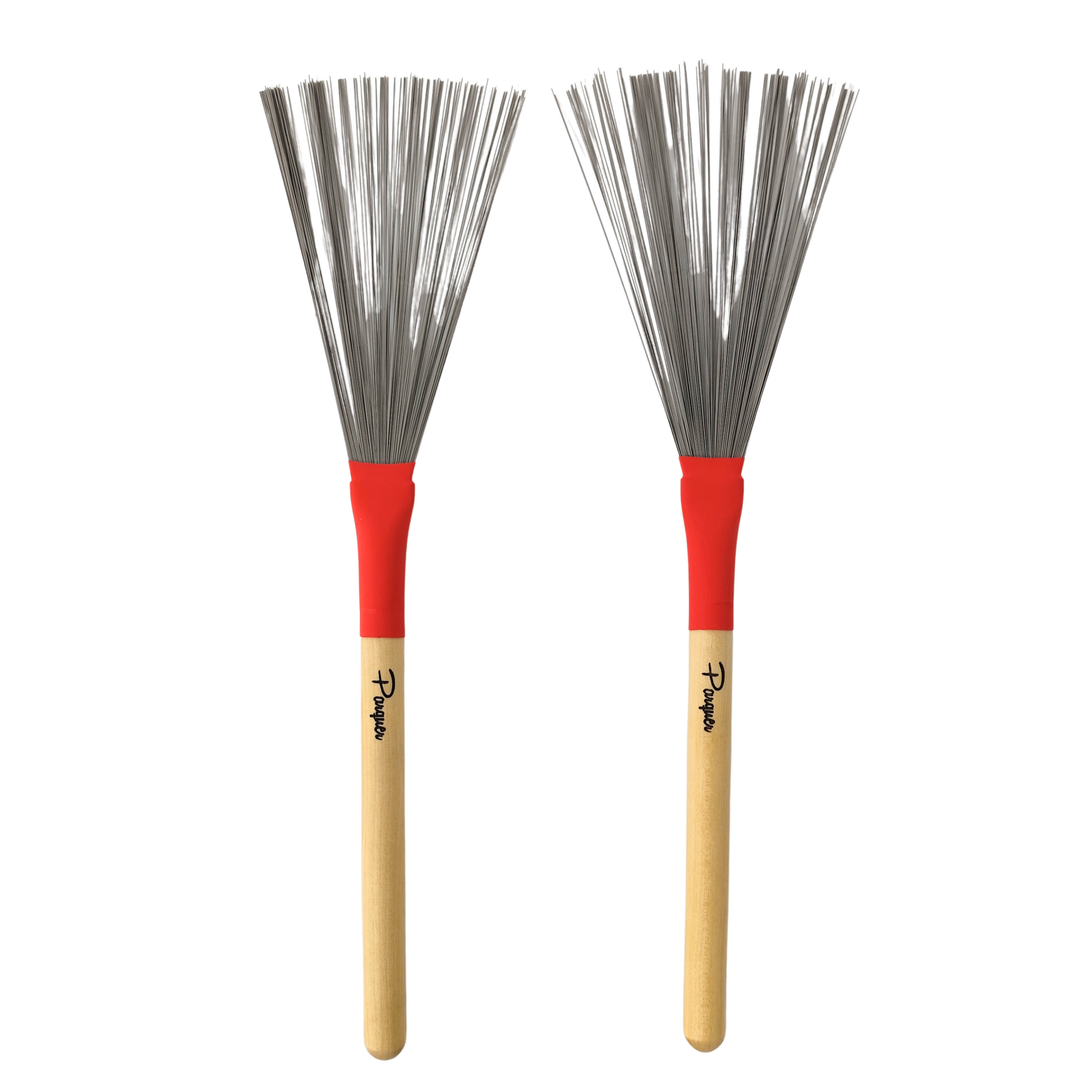 Palillos Escobillas De Acero Parquer Con Mango De Madera