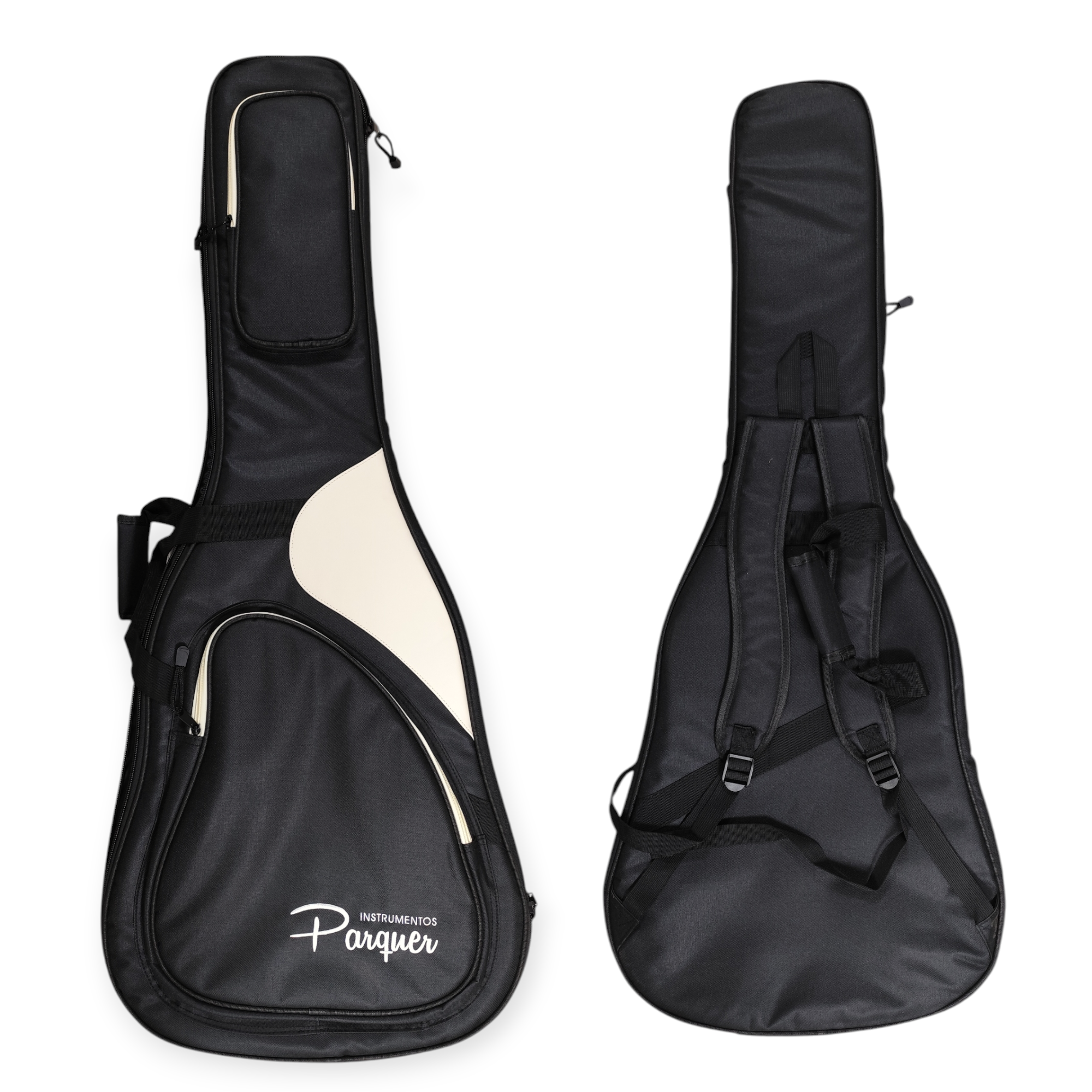 Funda Semirígida De Guitarra Acustica Parquer Impermeable Negro 41''