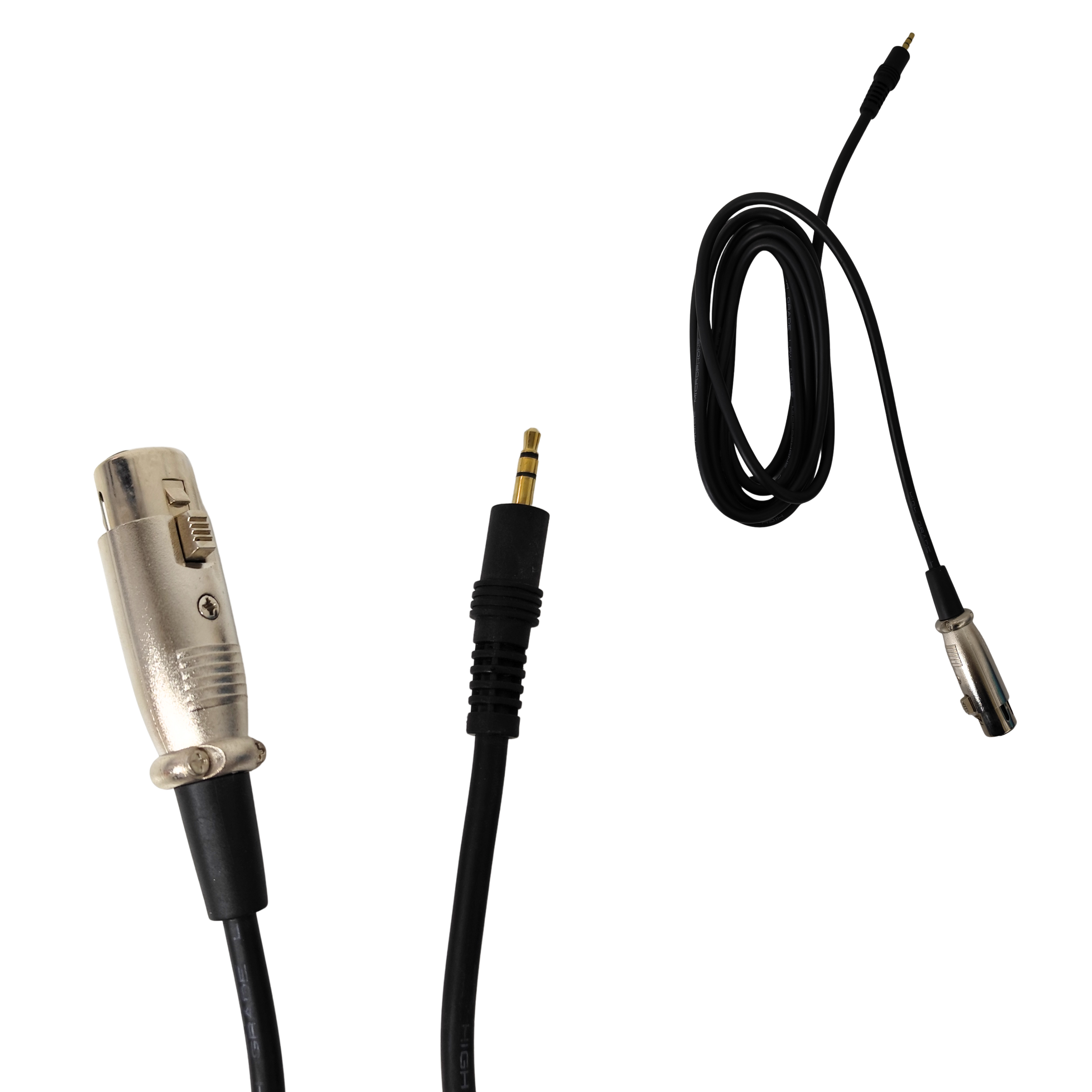 Cable Mini Plug a Canon XLR Parquer 2.5 Metros