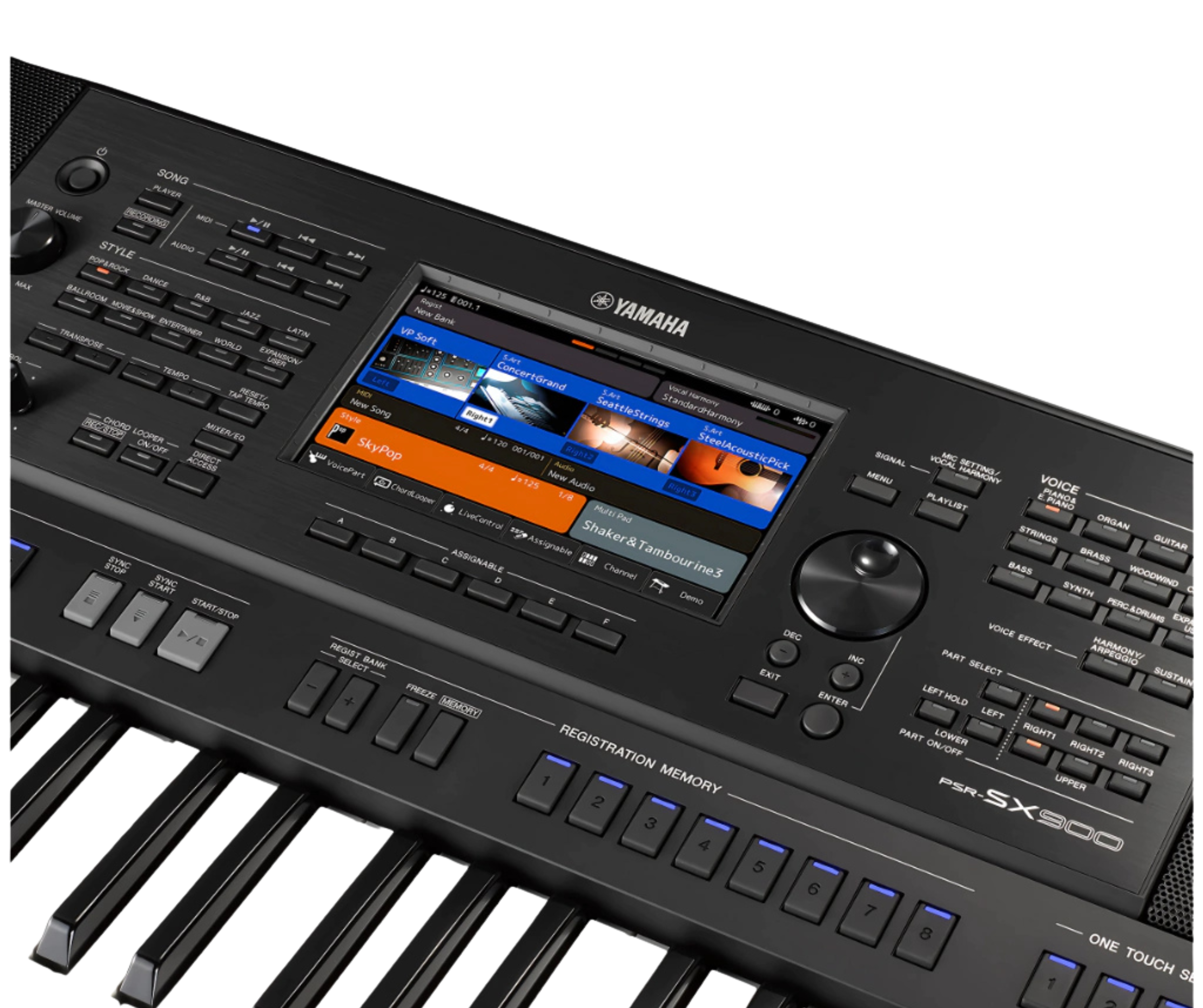 Teclado Organo Yamaha Psr Sx900 Produccion Musical 61 Teclas Negro - Imagen 4