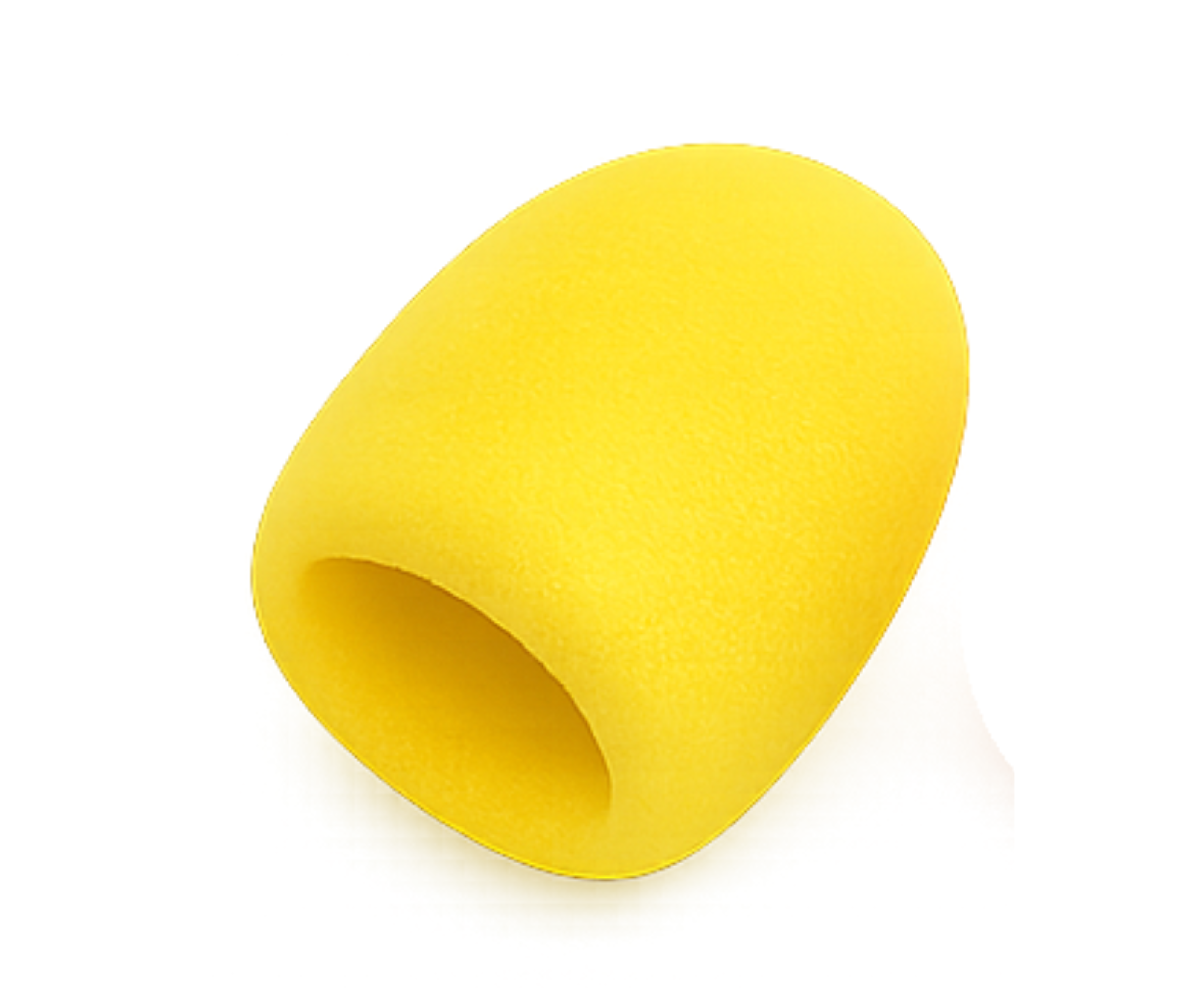 Esponja Para Micrófono Dinámico Antipop 6cm Universal Amarillo
