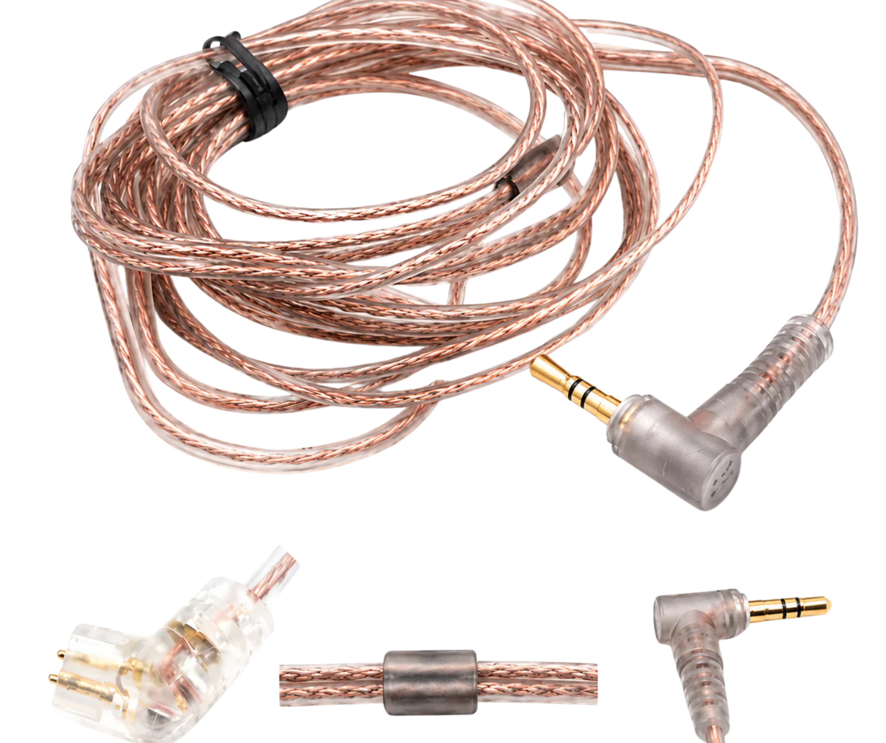 Cable Repuesto Audífonos In-ear Kz Tipo C Sin Micrófono - Imagen 2