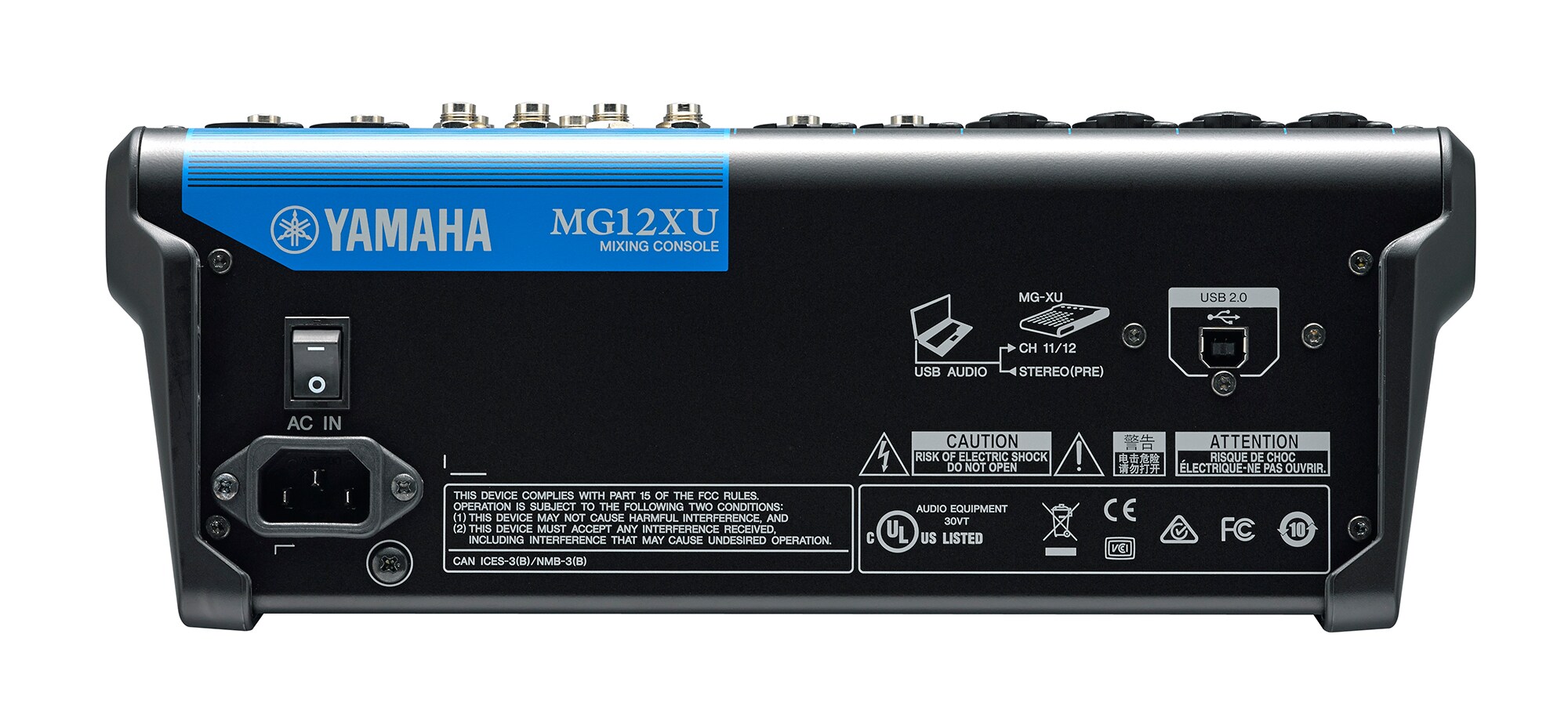 Consola Yamaha Mg12xu Mezcladora 12 Canales Efectos Usb - Imagen 3