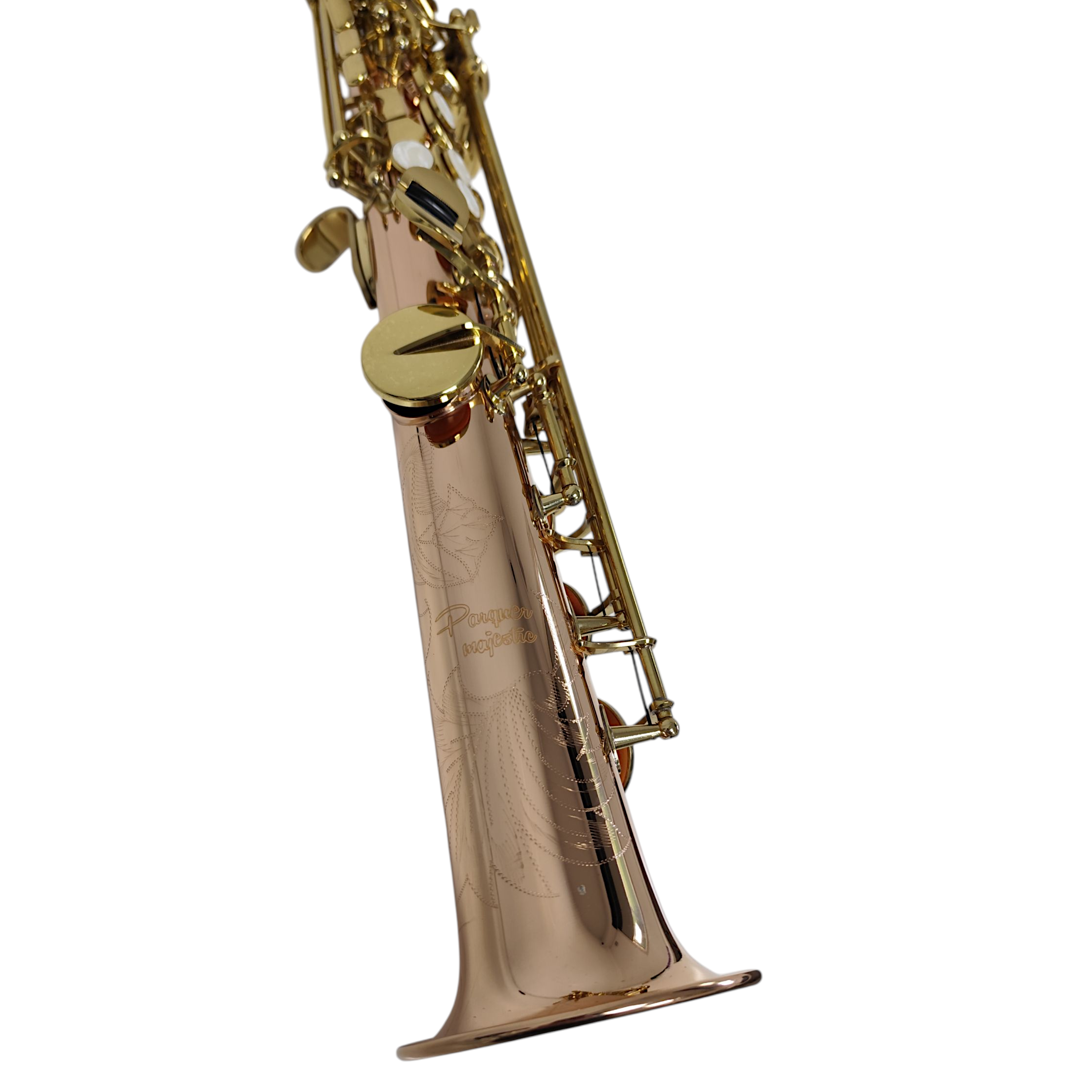Saxo Soprano Recto Parquer Sib Tipo Yanagisawa Con Estuche - Imagen 2