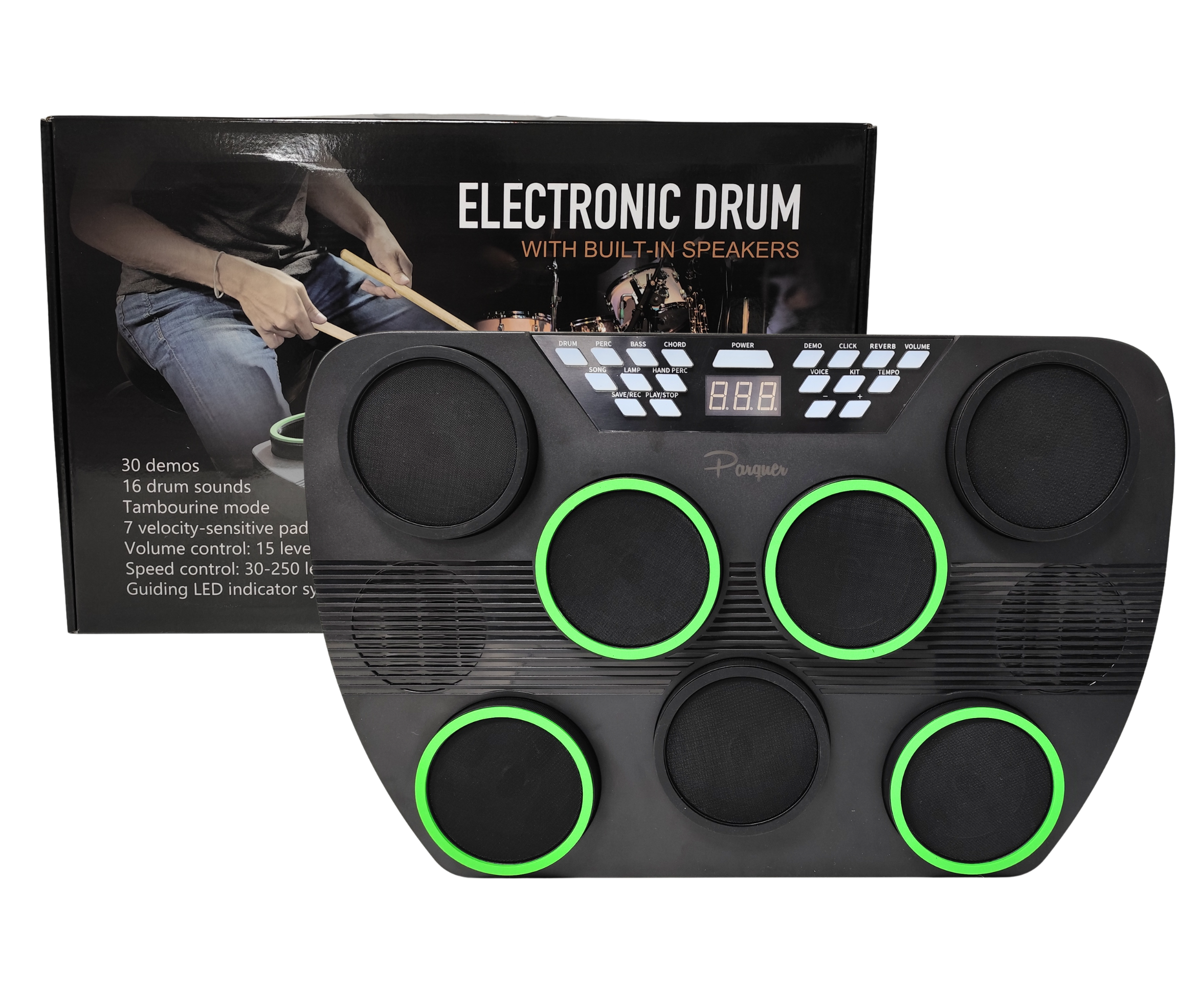 Bateria Electronica Octapad Sensitivo Con Midi Y Usb Parquer - Imagen 3