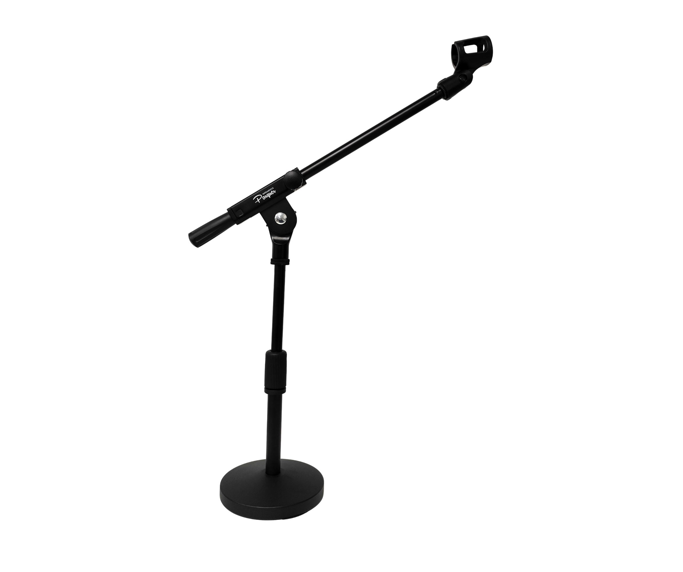 Soporte Ajustable De Microfono Para Bombo De Bateria Parquer Negro - Imagen 2