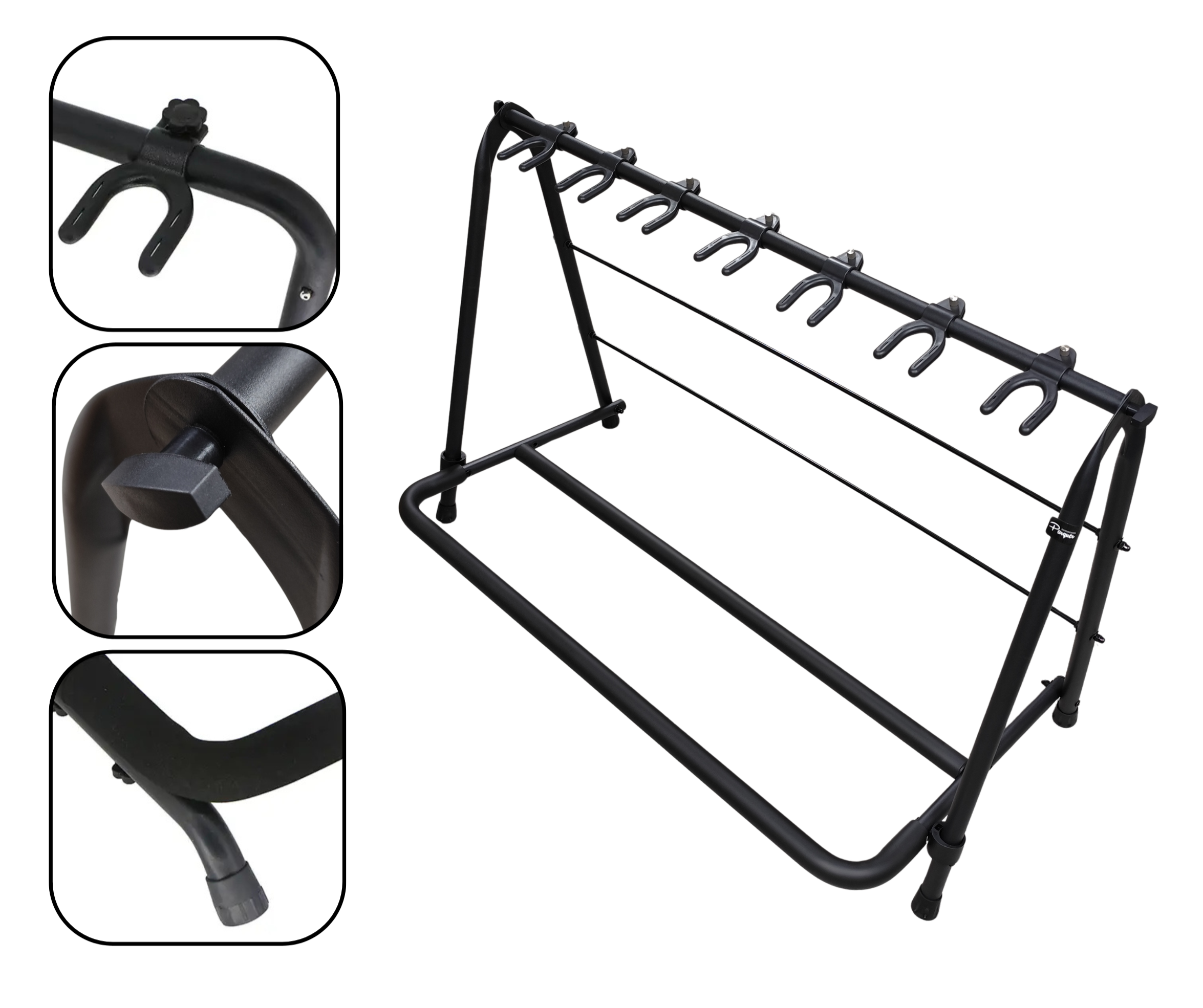 Soporte Pie Para 7 Guitarra Bajo Ajustable Parquer