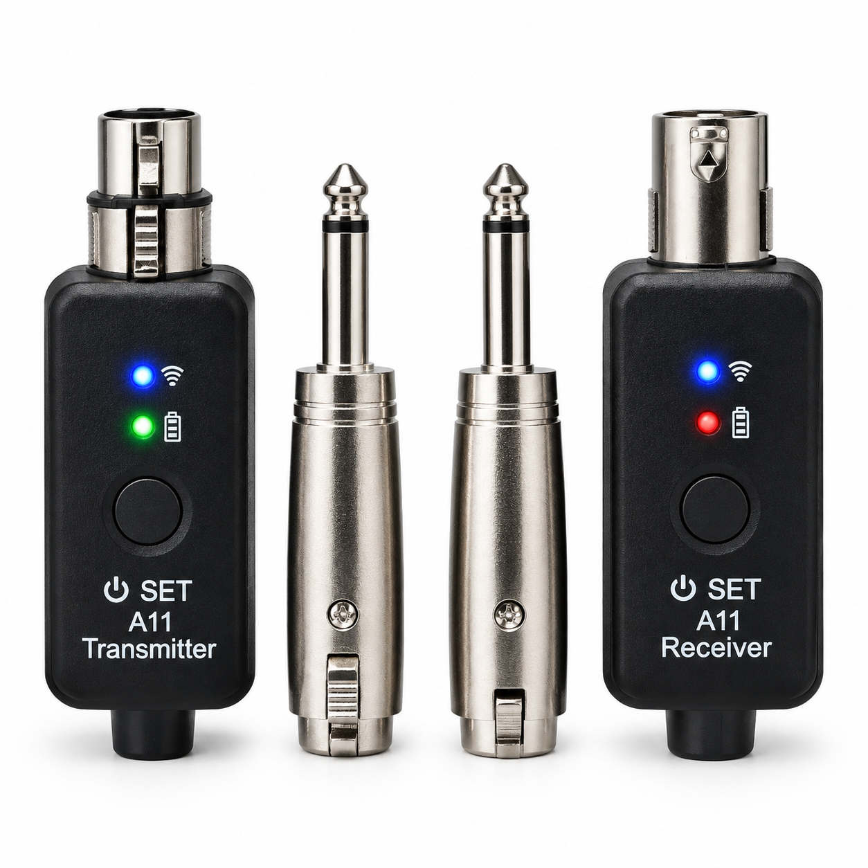 Kit Para Micrófono Inalámbrico O Guitarra Parquer Xlr 6,35mm