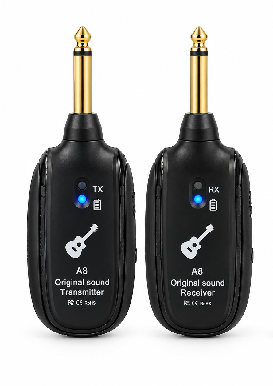Sistema Inalámbrico Transmisor Receptor Guitarra Bajo