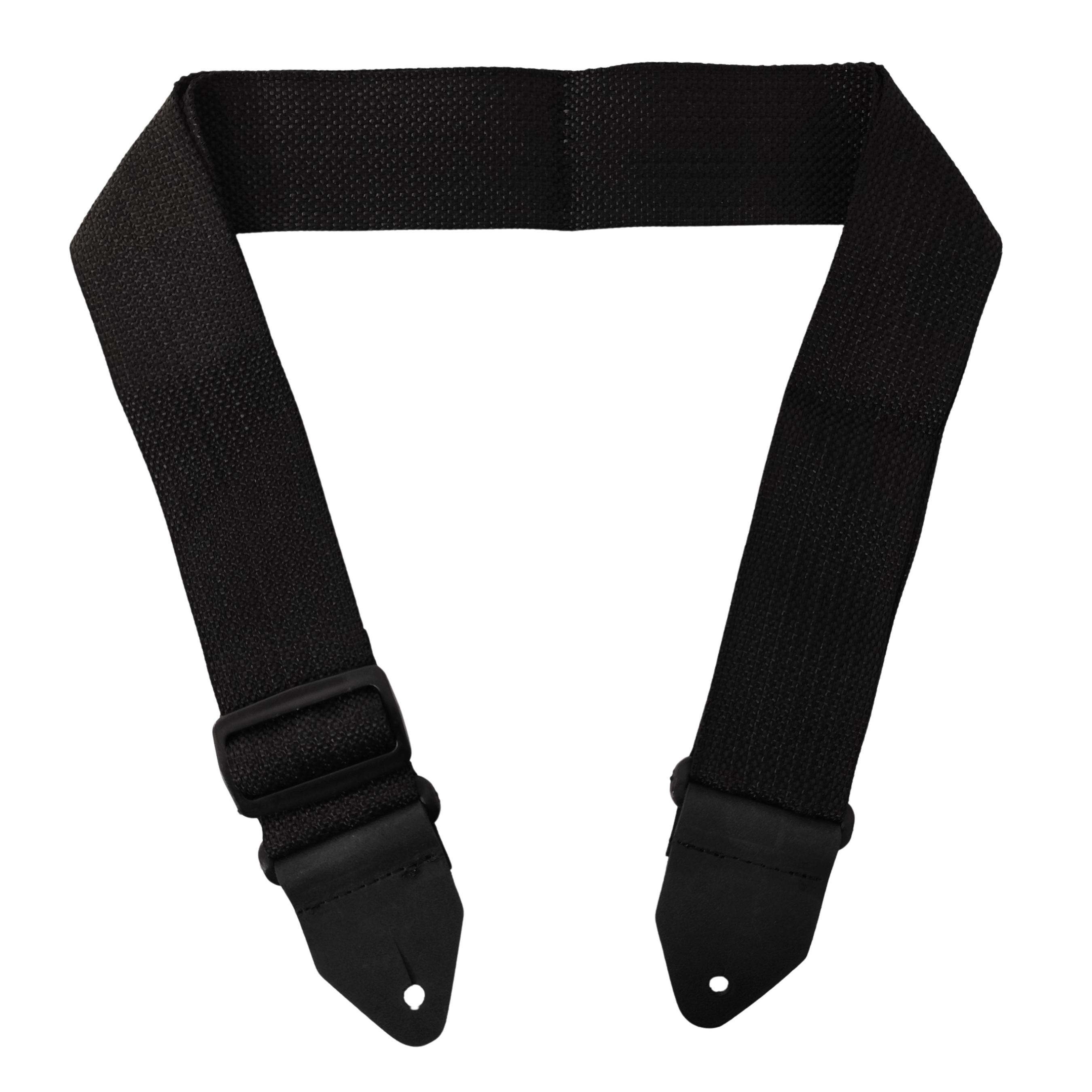 Correa Ajustable Puntas Simil Cuero Parquer Negro
