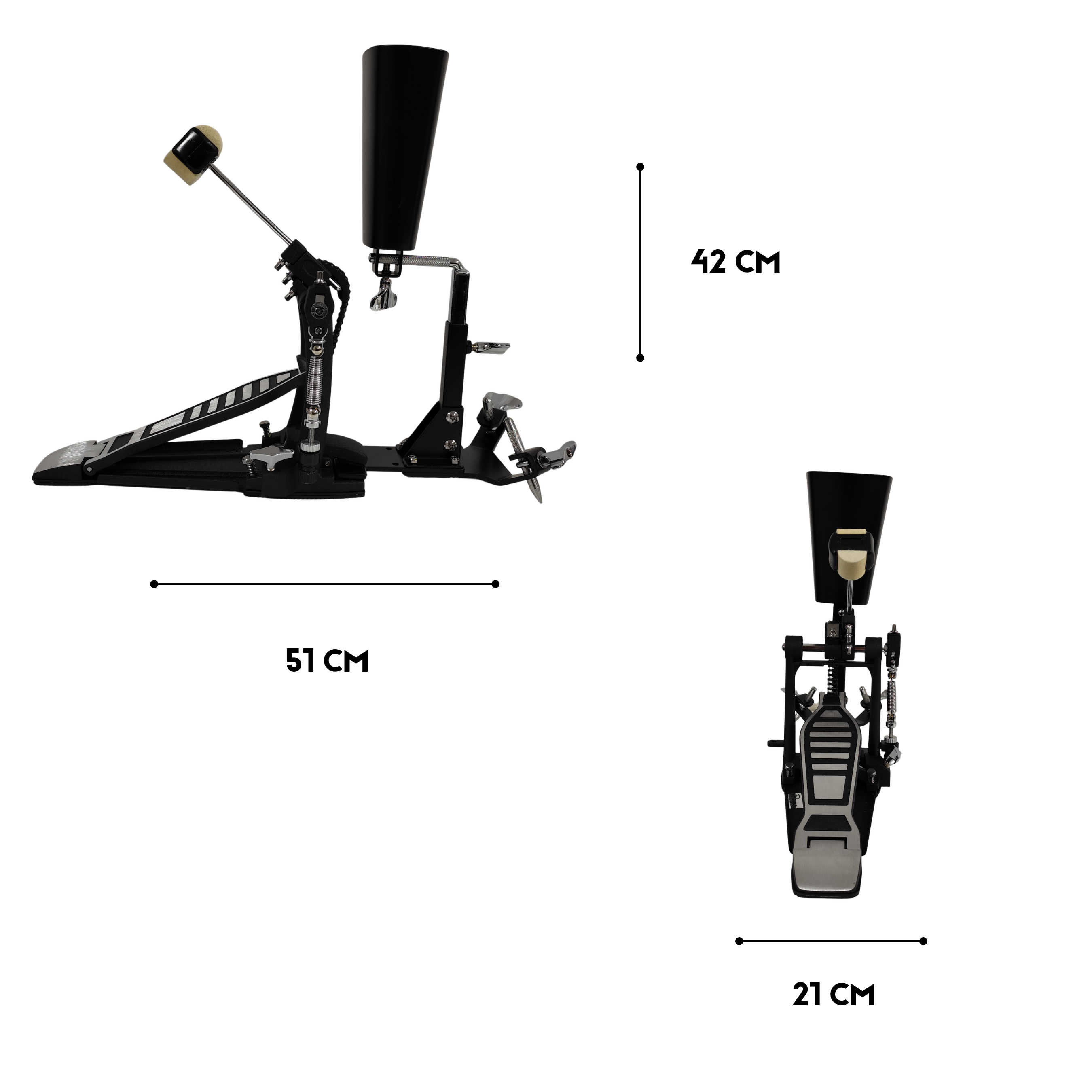 Pedal De Pie Con Soporte De Cencerro Parquer - Imagen 4