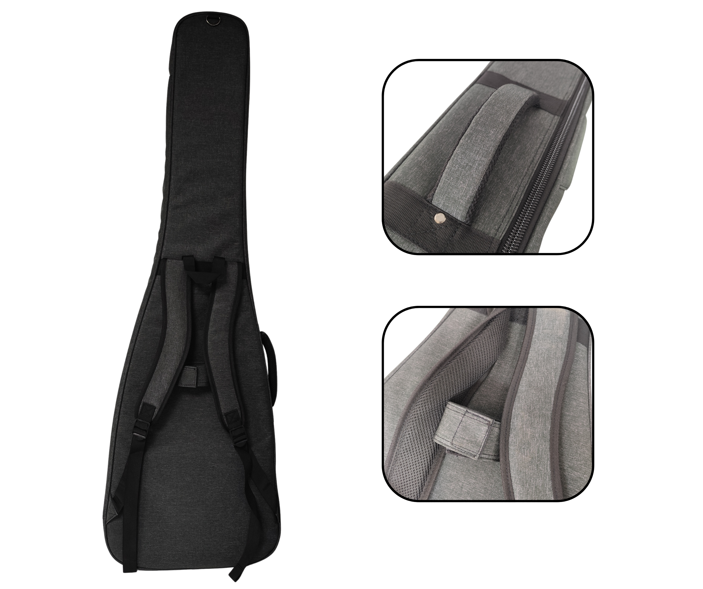 Funda Alcolchada Para Bajo Electrico Parquer Impermeable - Imagen 2