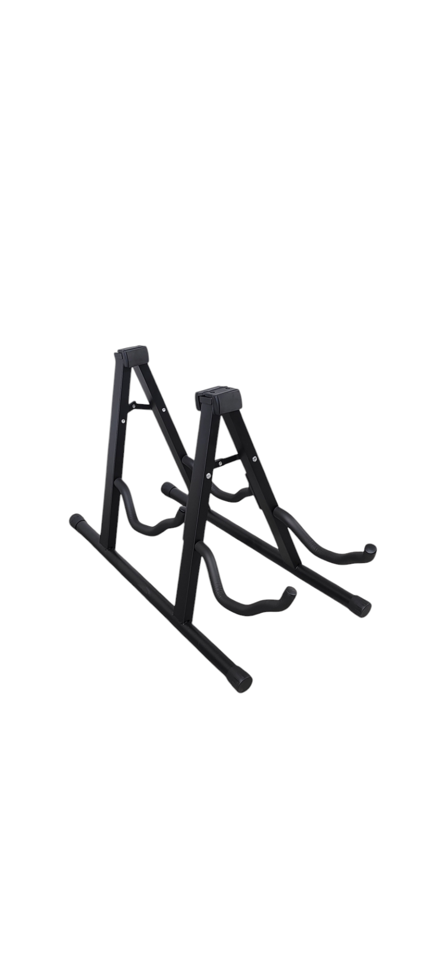 Soporte Pie De Piso Guitarra Bajo Doble Parquer Negro