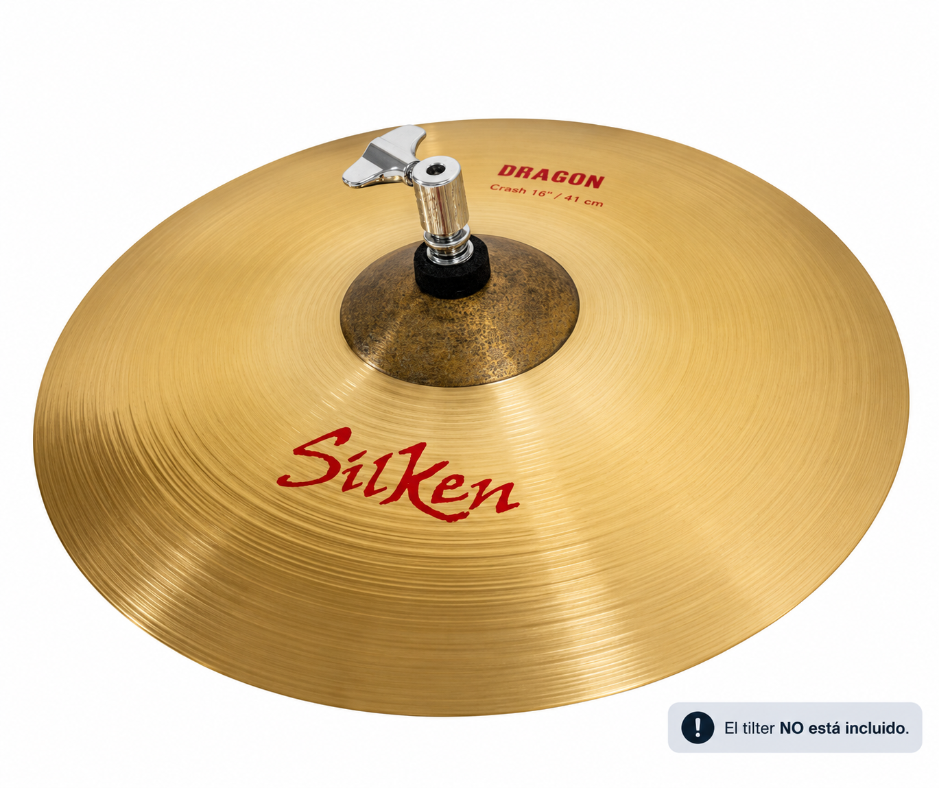 Plato Hi Hat De 14'' Dragon Parquer B20 - Imagen 6