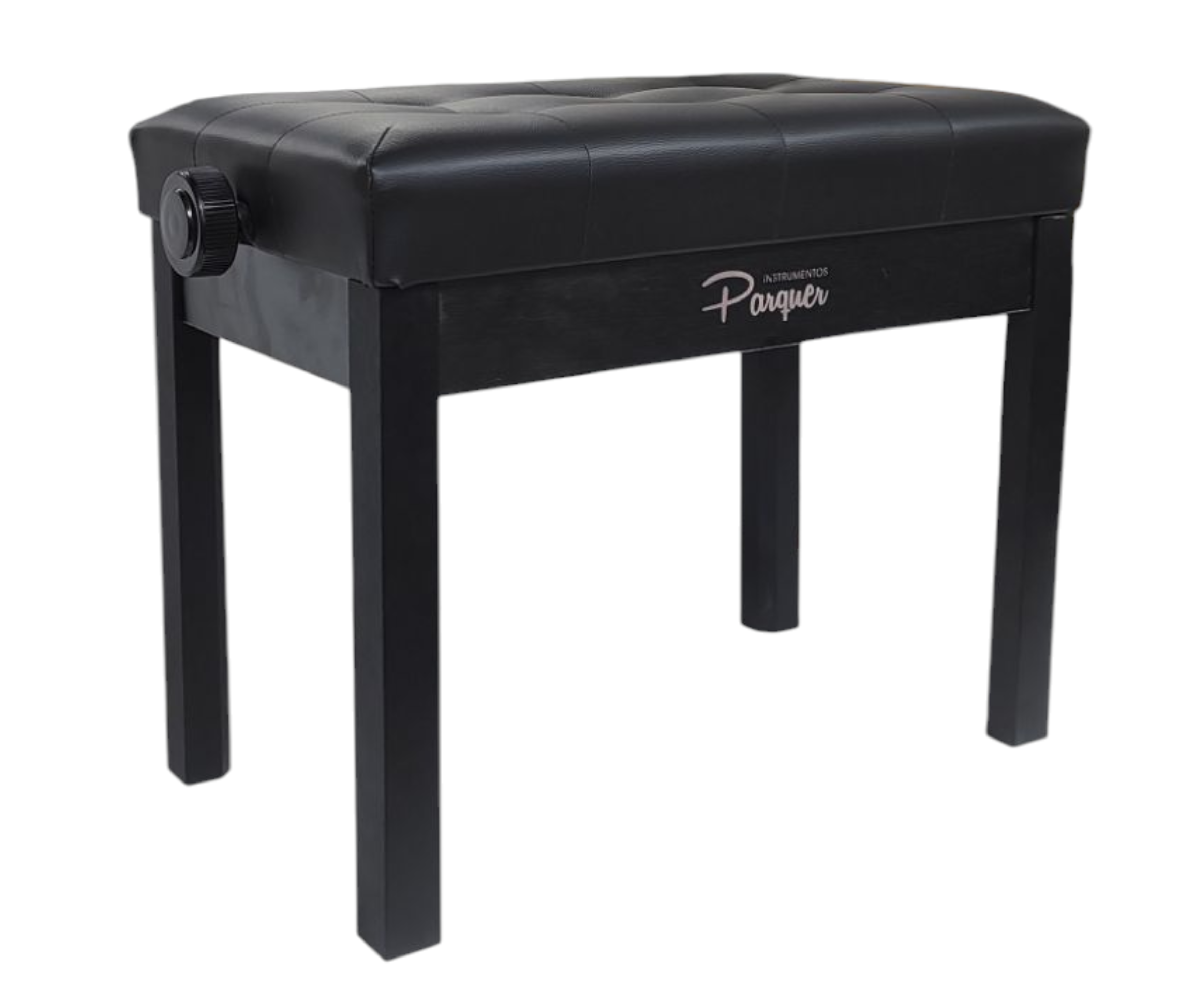 Banqueta Regulable para Piano Parquer Negro