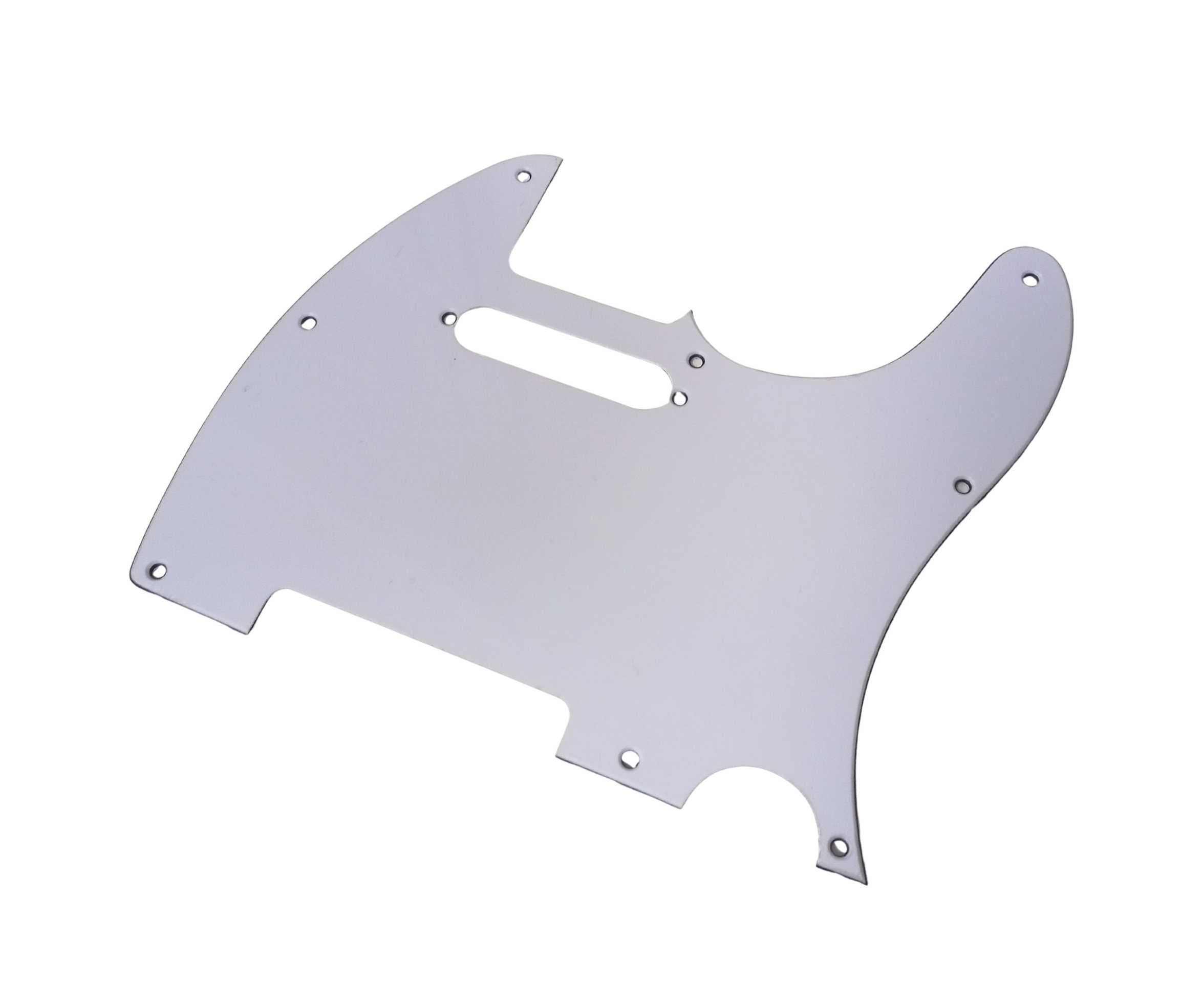 Pickguard Para Guitarra Electrica Telecaster Blanco - Imagen 2